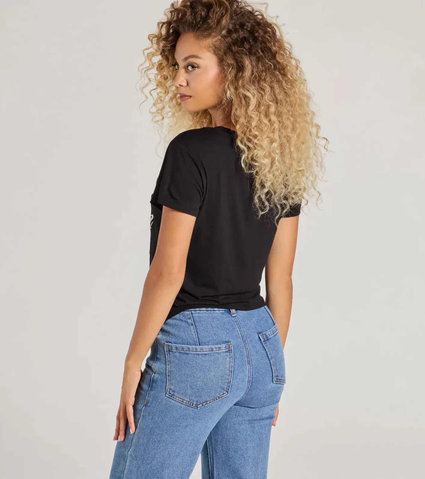 Windsor A Toast For The Girls Crop Graphic Tee BLACK Online
