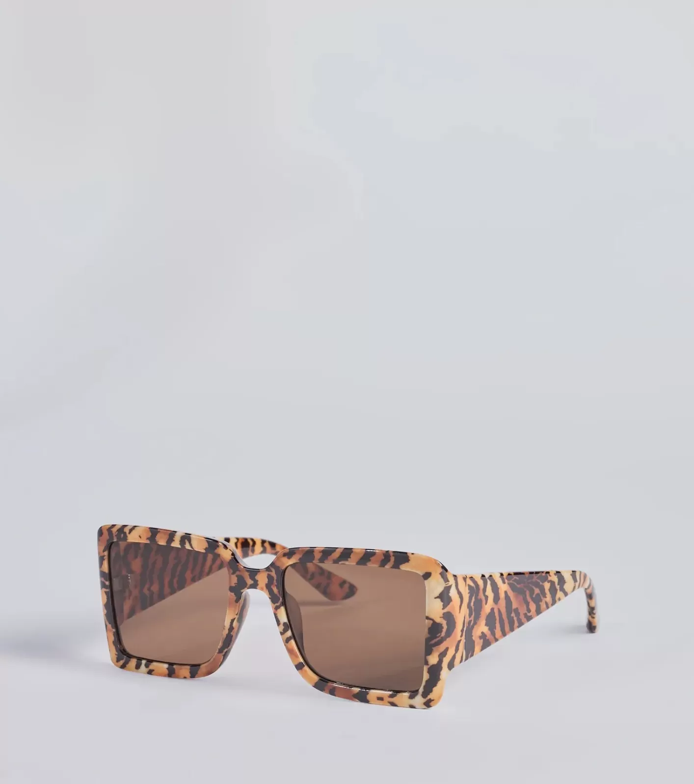 Windsor Animal Instinct Oversized Sunglasses LEOPARD New