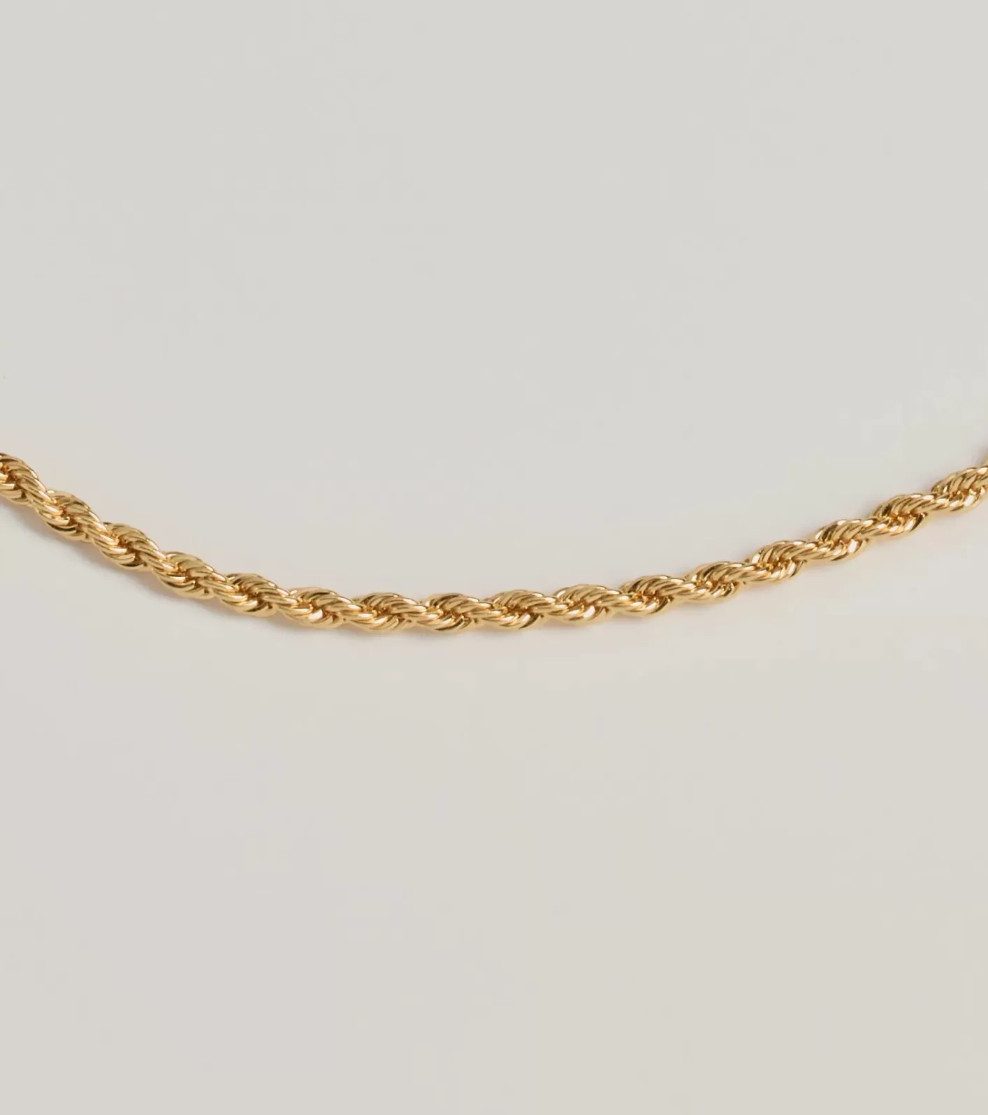 Windsor Bold Twist Metal Chain Necklace GOLD Best Sale