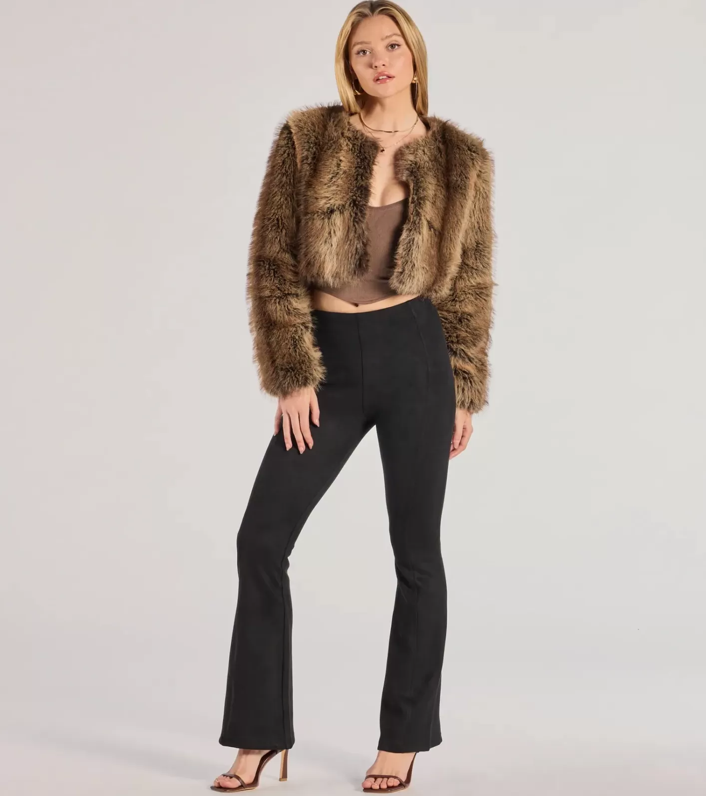 Windsor Bring The Drama Flared High-Waist Pants BLACK Best