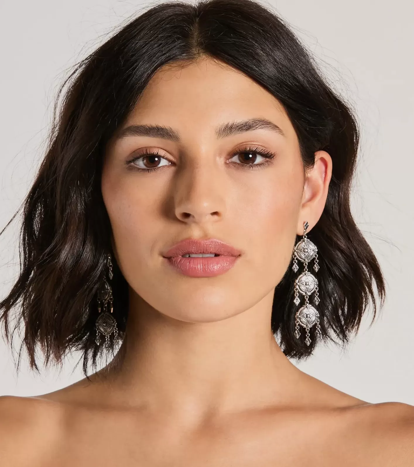 Windsor Burst Of Brilliance Coin Dangle Earrings SILVEROX Flash Sale