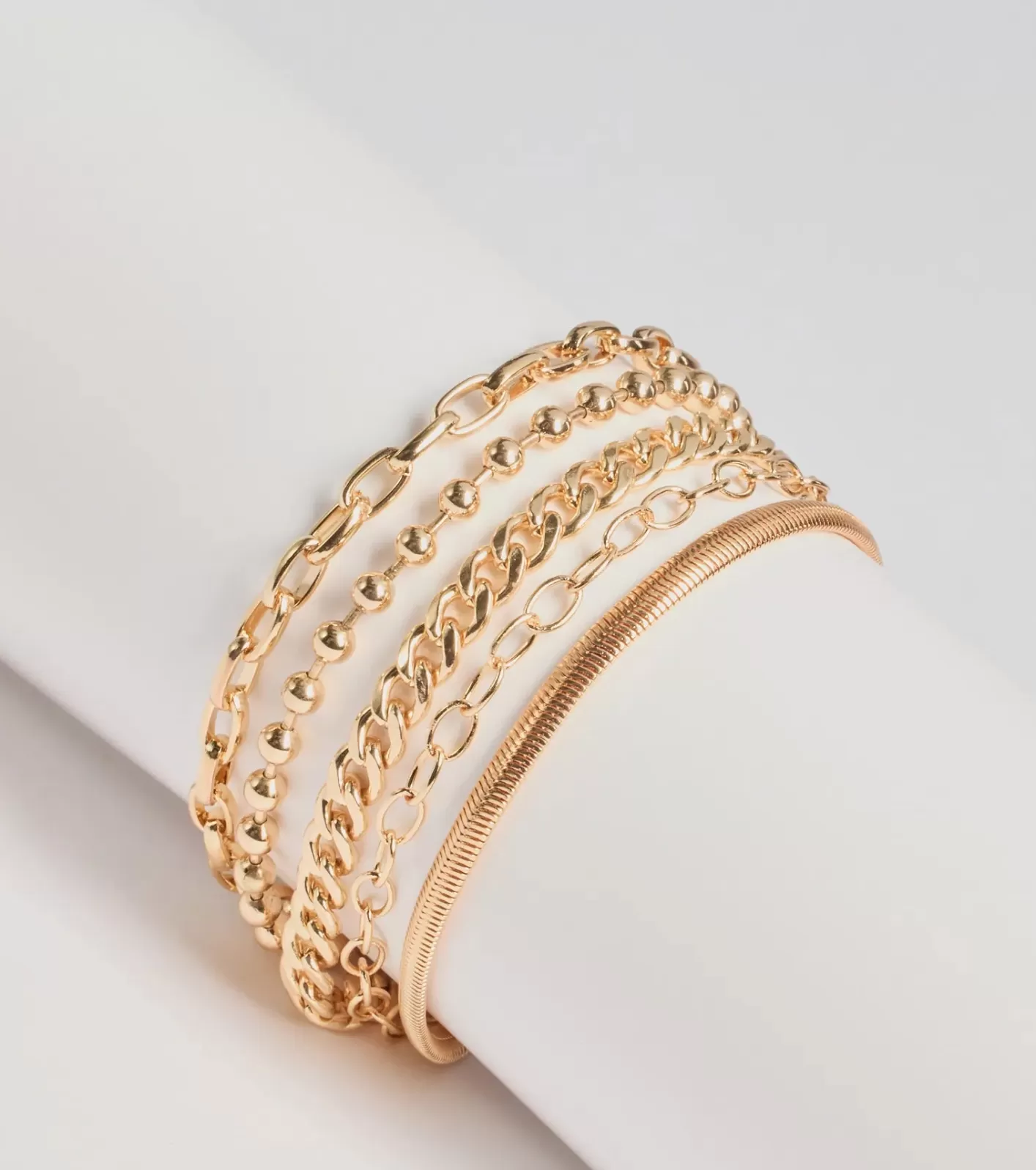 Windsor Chic Connections Chain Bracelet Multi-Pack GOLD Best
