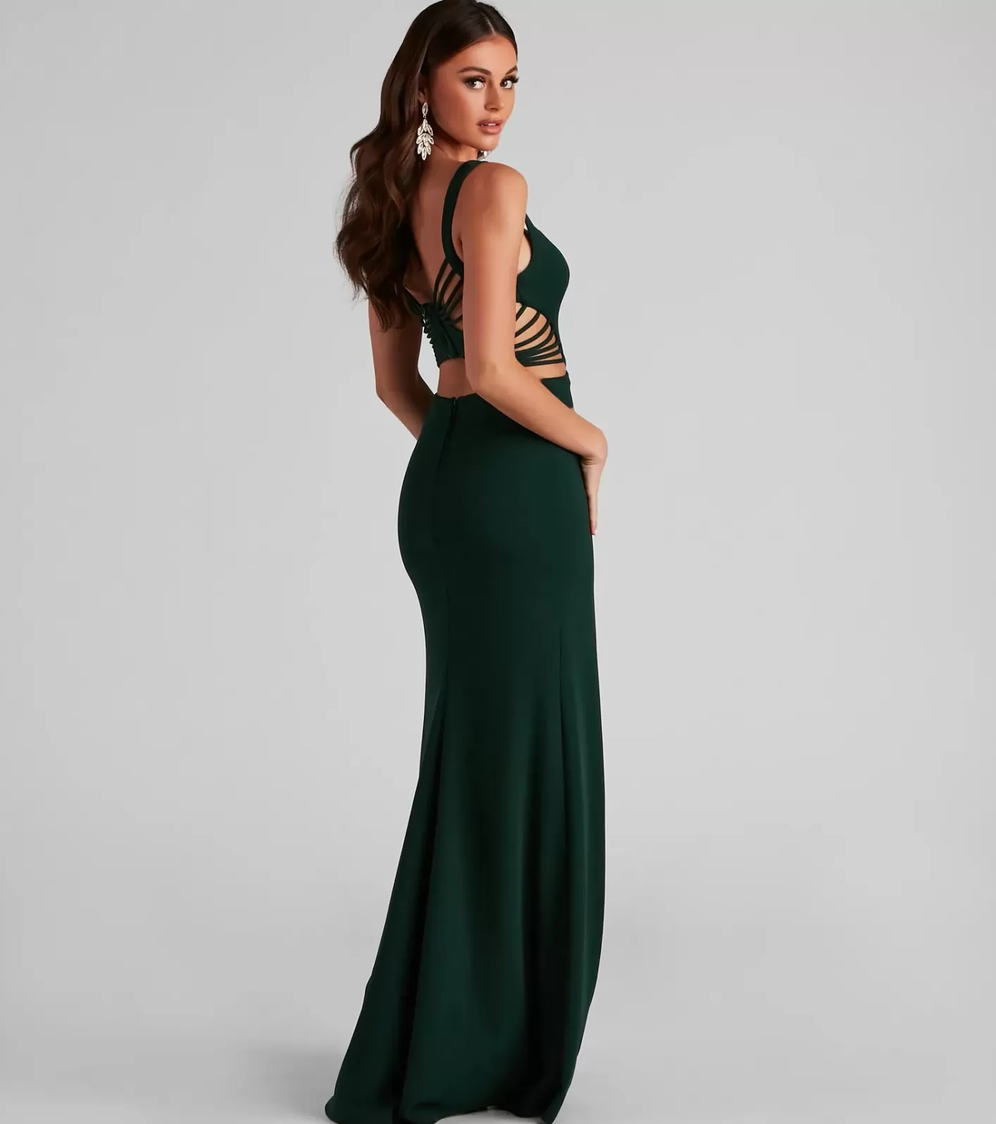 Windsor Clarissa Cutout Detail Mermaid Dress HUNTER Cheap
