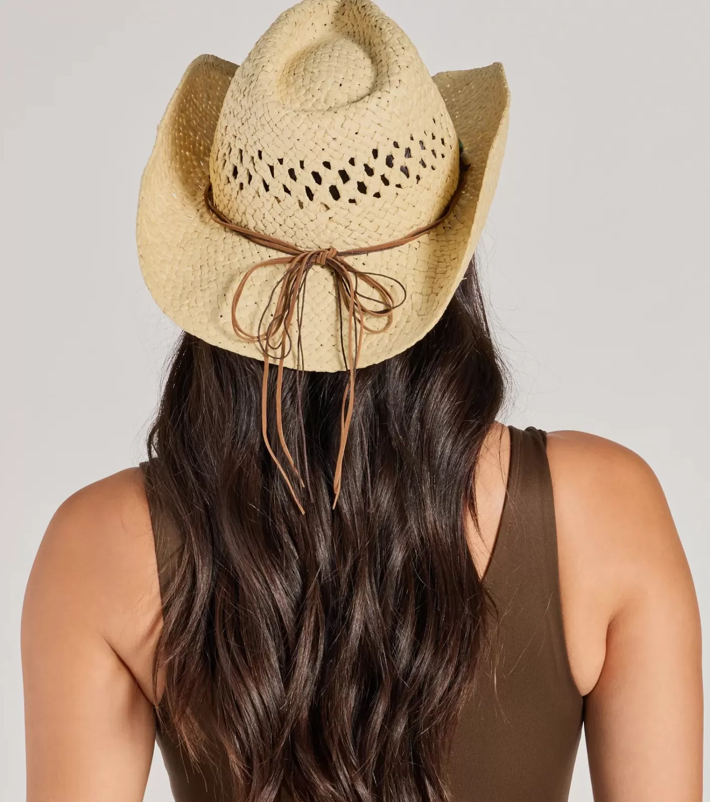 Windsor Coastal Cowgirl Shell Trim Straw Cowboy Hat IVORY Best Sale
