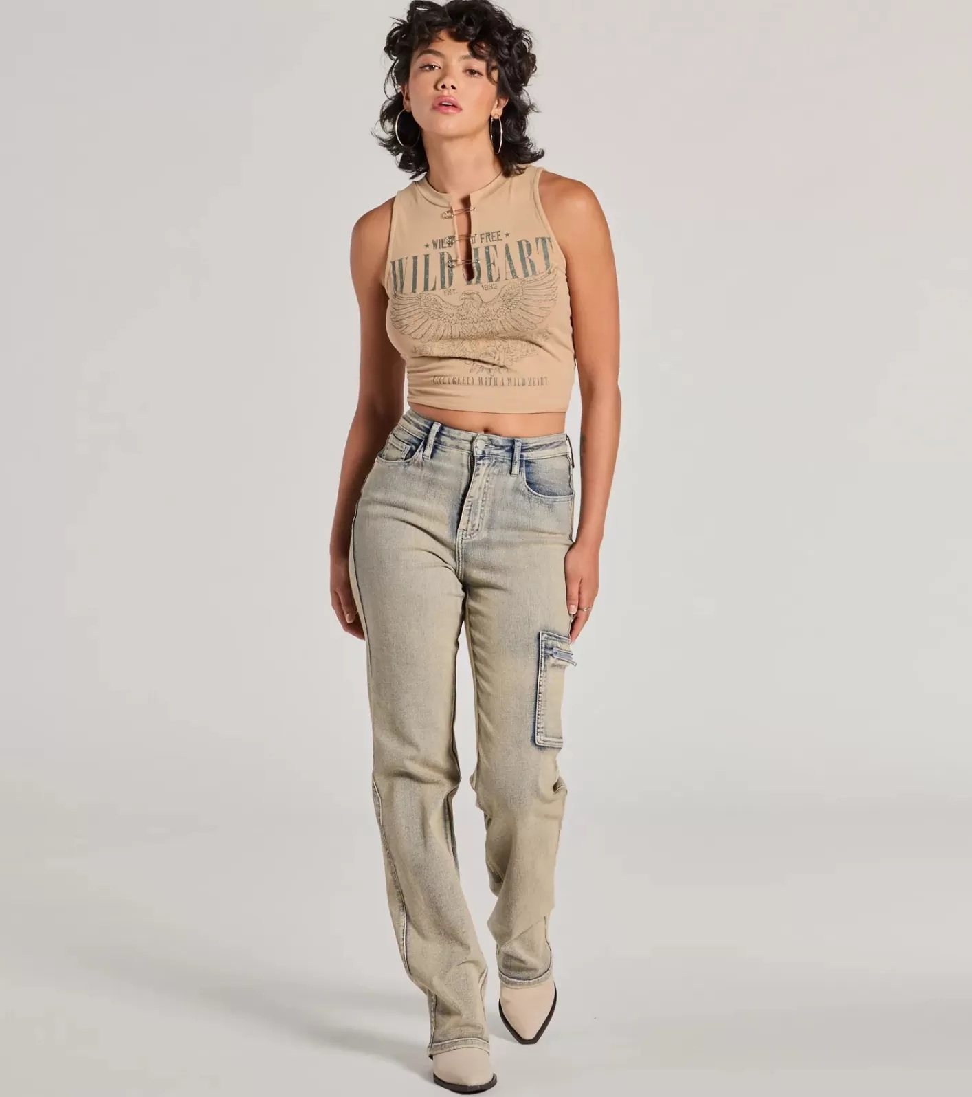 Windsor Cool Edge High-Rise Straight-Leg Jeans DENIM Hot