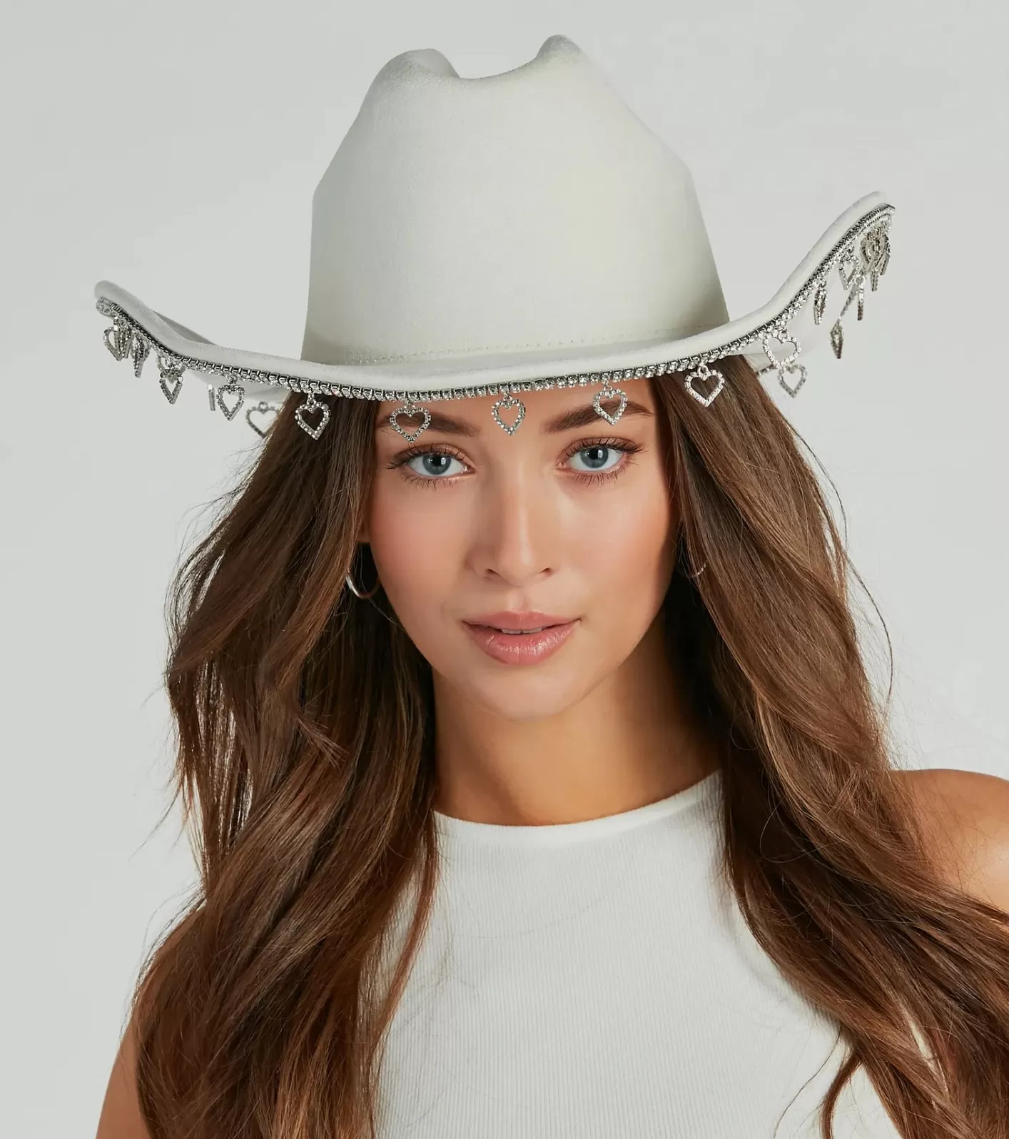Windsor Country At Heart Rhinestone Cowboy Hat IVORY Best