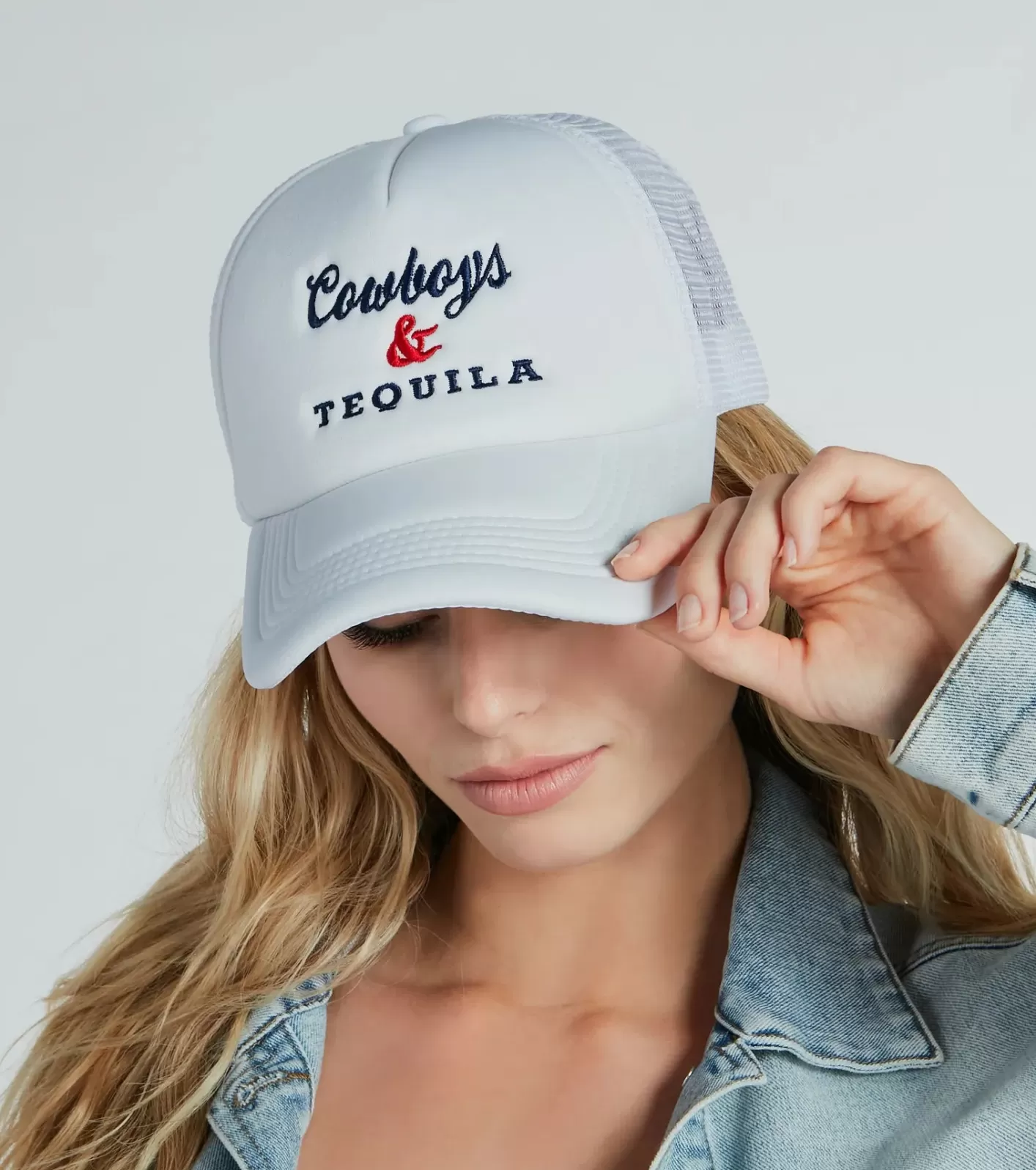 Windsor Cowboys And Tequila Trucker Cap WHITE Store