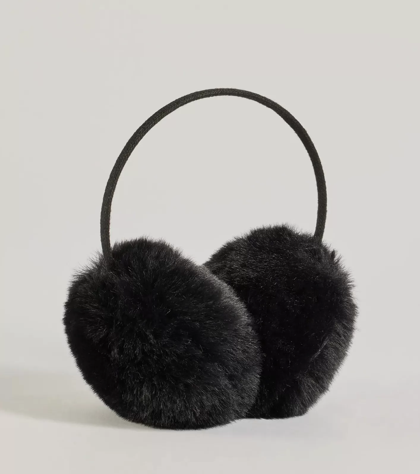 Windsor Cozy Bliss Faux Fur Earmuffs BLACK Discount