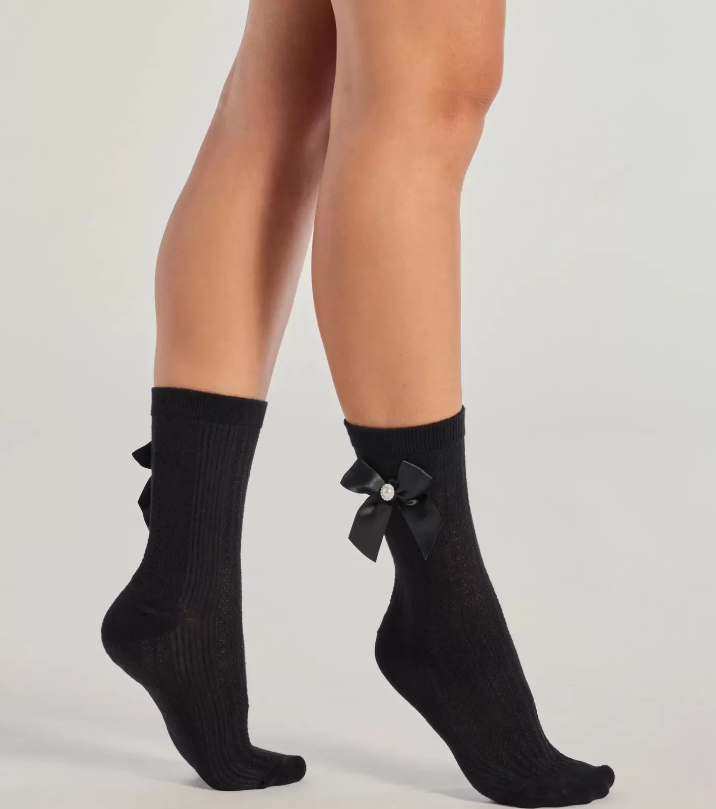 Windsor Cozy Glam Bow And Faux Pearl -Sock Pack MULTI Sale