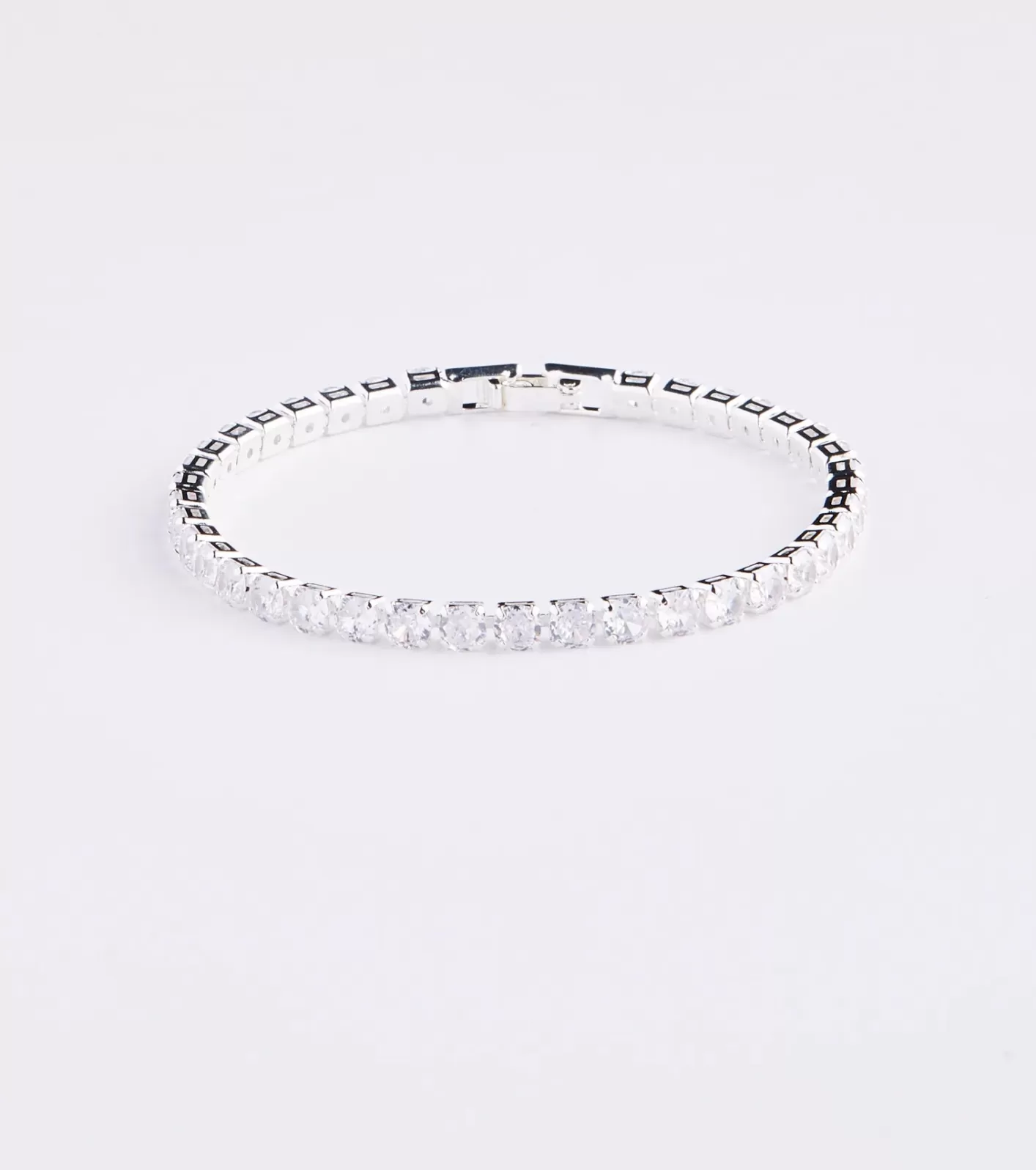 Windsor Cubic Zirconia Tennis Bracelet SILVER Best Sale