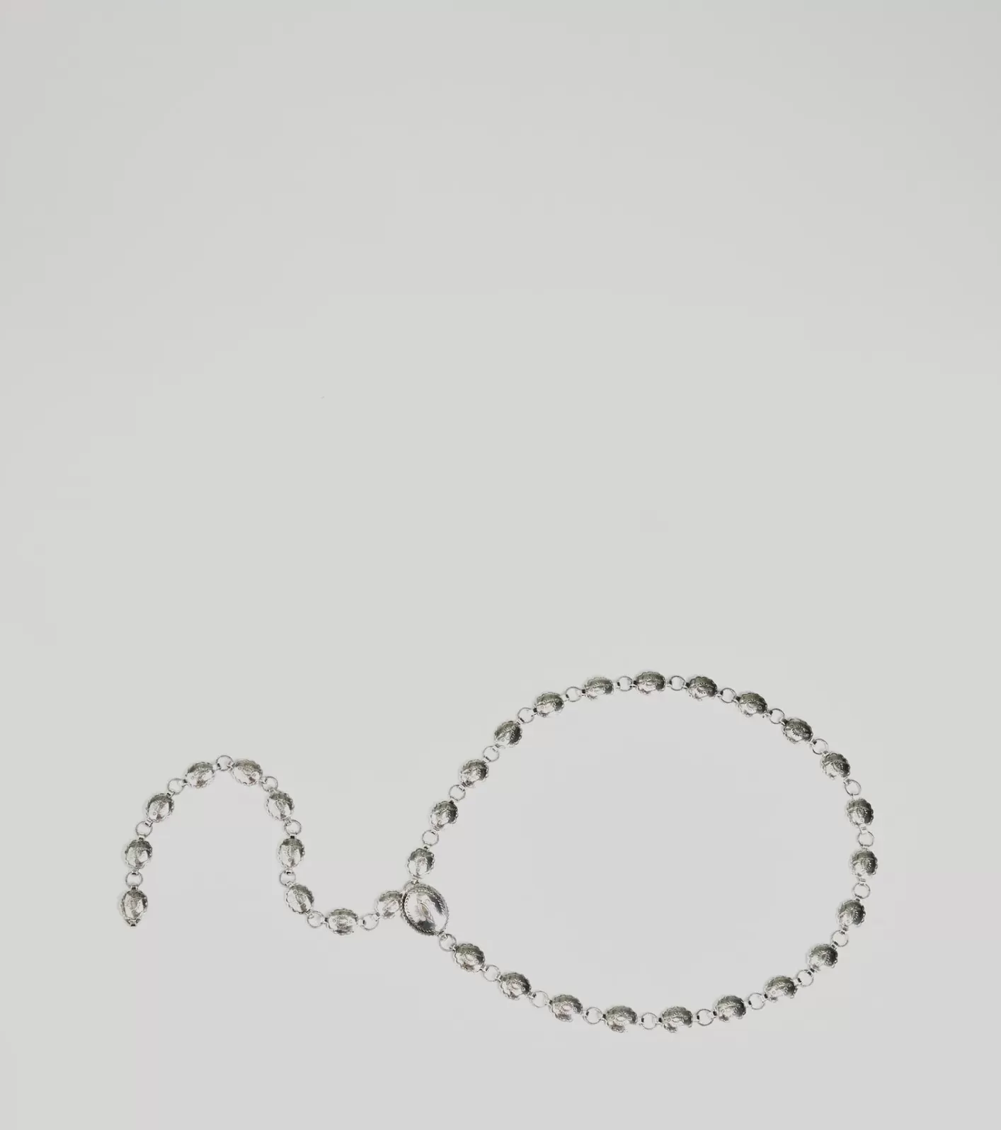 Windsor Cutest Cowgirl Mini Concho Chain Belt SILVER Cheap