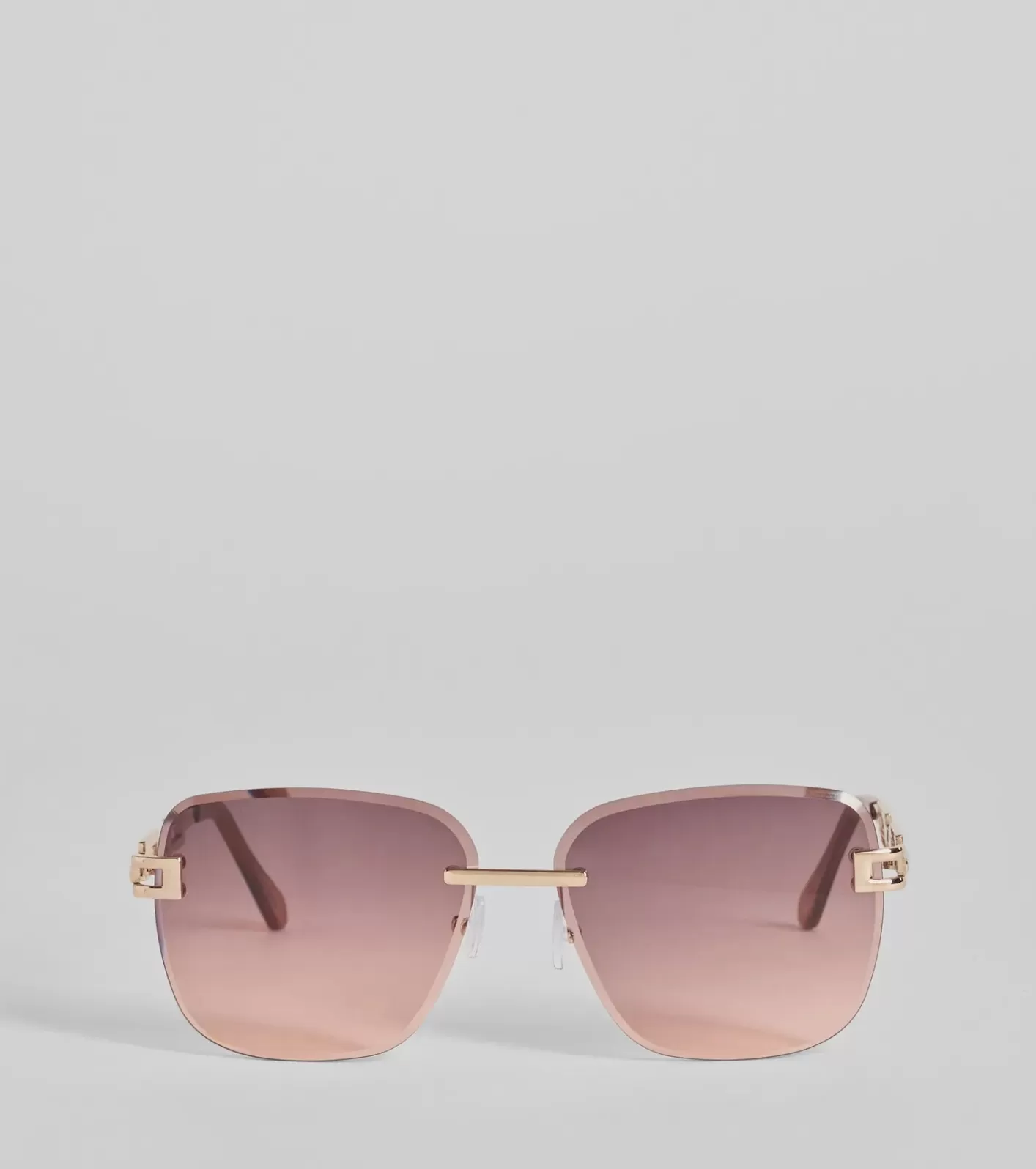 Windsor Cutest Vision Chain Link Trim Sunglasses ROSEGOLD Discount