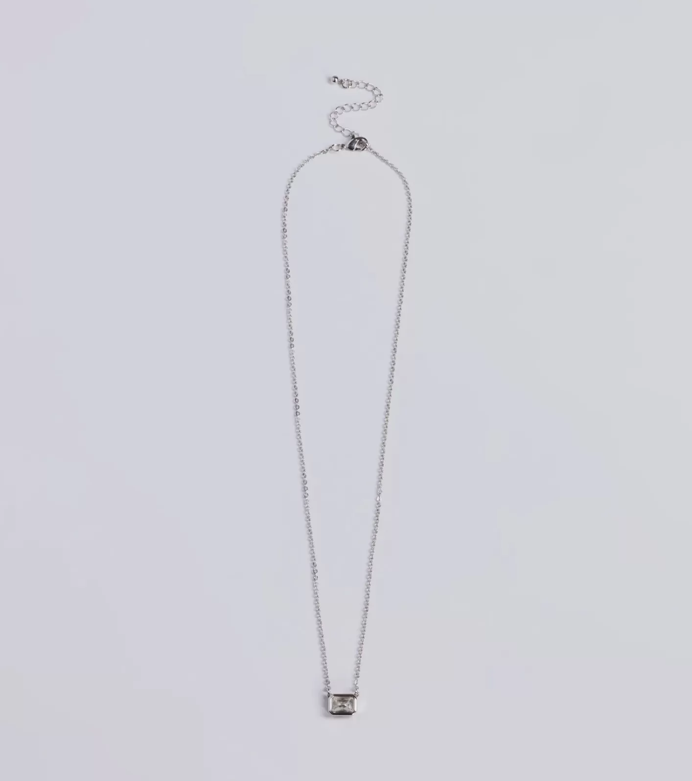 Windsor Delicate Glamour Rhinestone Pendant Necklace SILVER Online