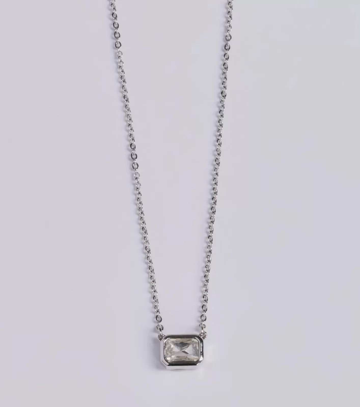 Windsor Delicate Glamour Rhinestone Pendant Necklace SILVER Online