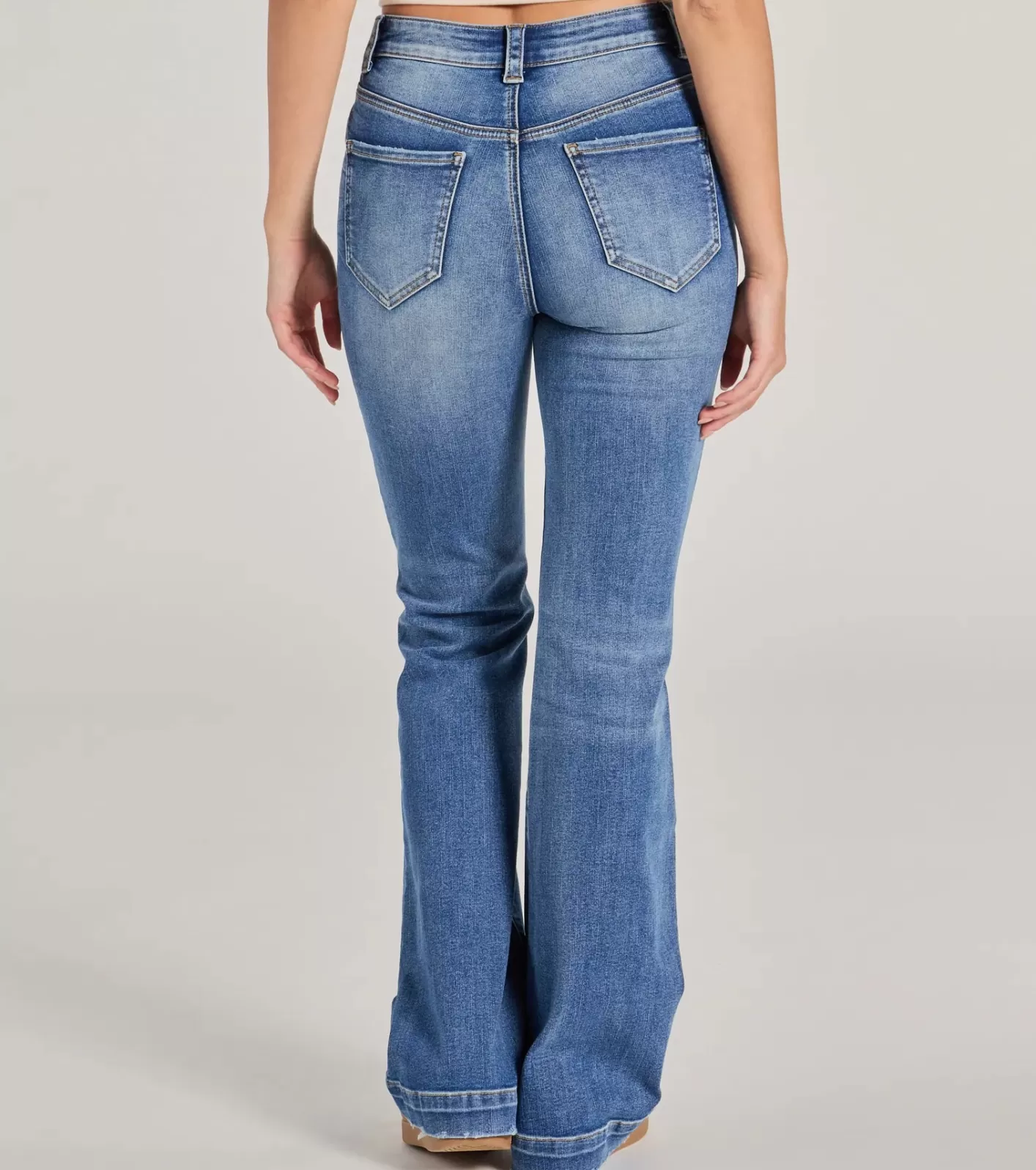 Windsor Easy Favorite Mid-Rise Flare Denim Jeans MEDDENIM Store