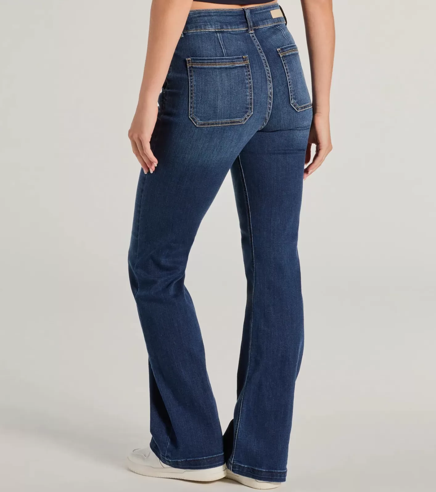 Windsor Effortless Staple High-Rise Bootcut Jeans DARKDENIM New