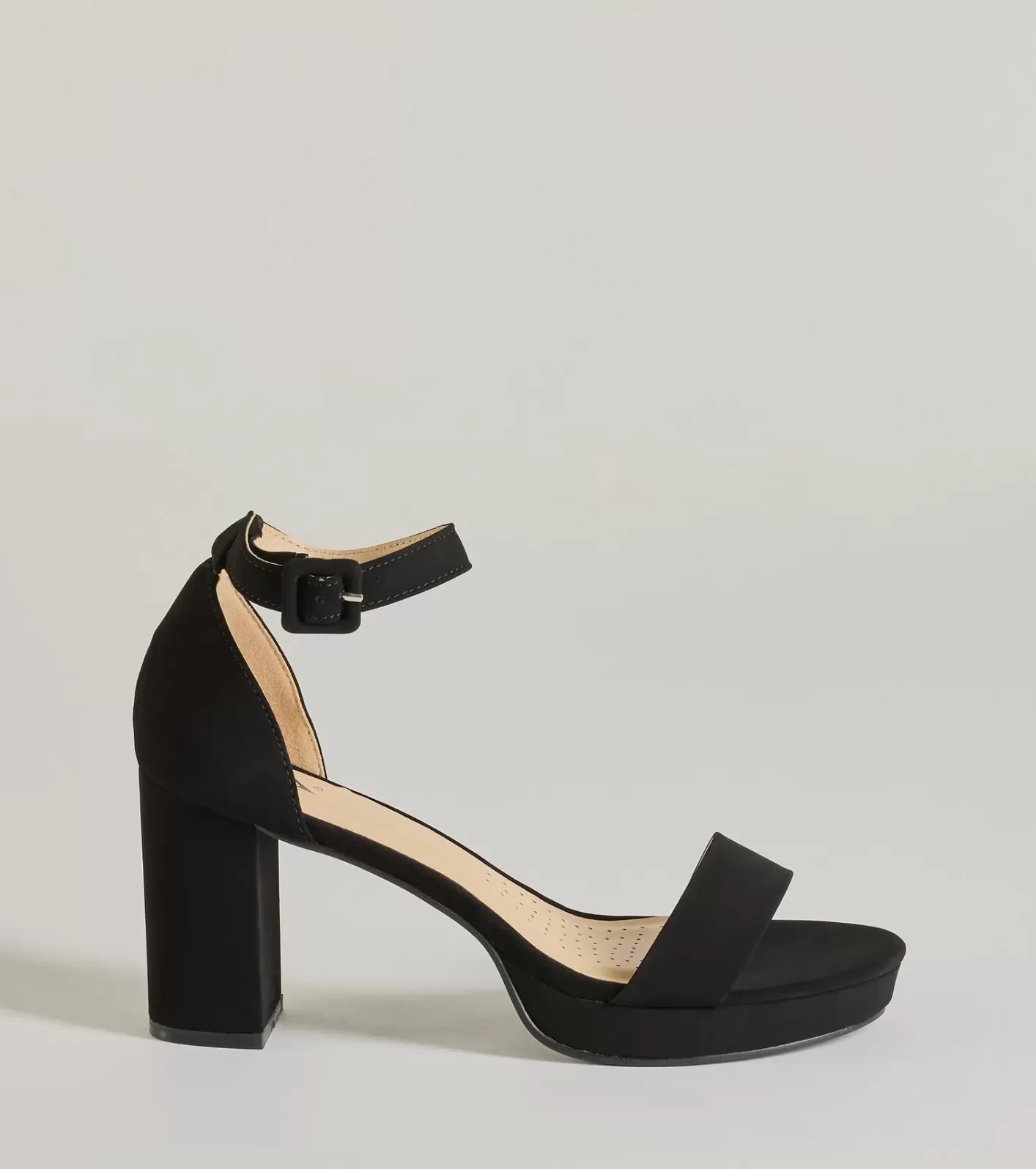 Windsor Elevated Glam Platform Block Heels BLACK Online