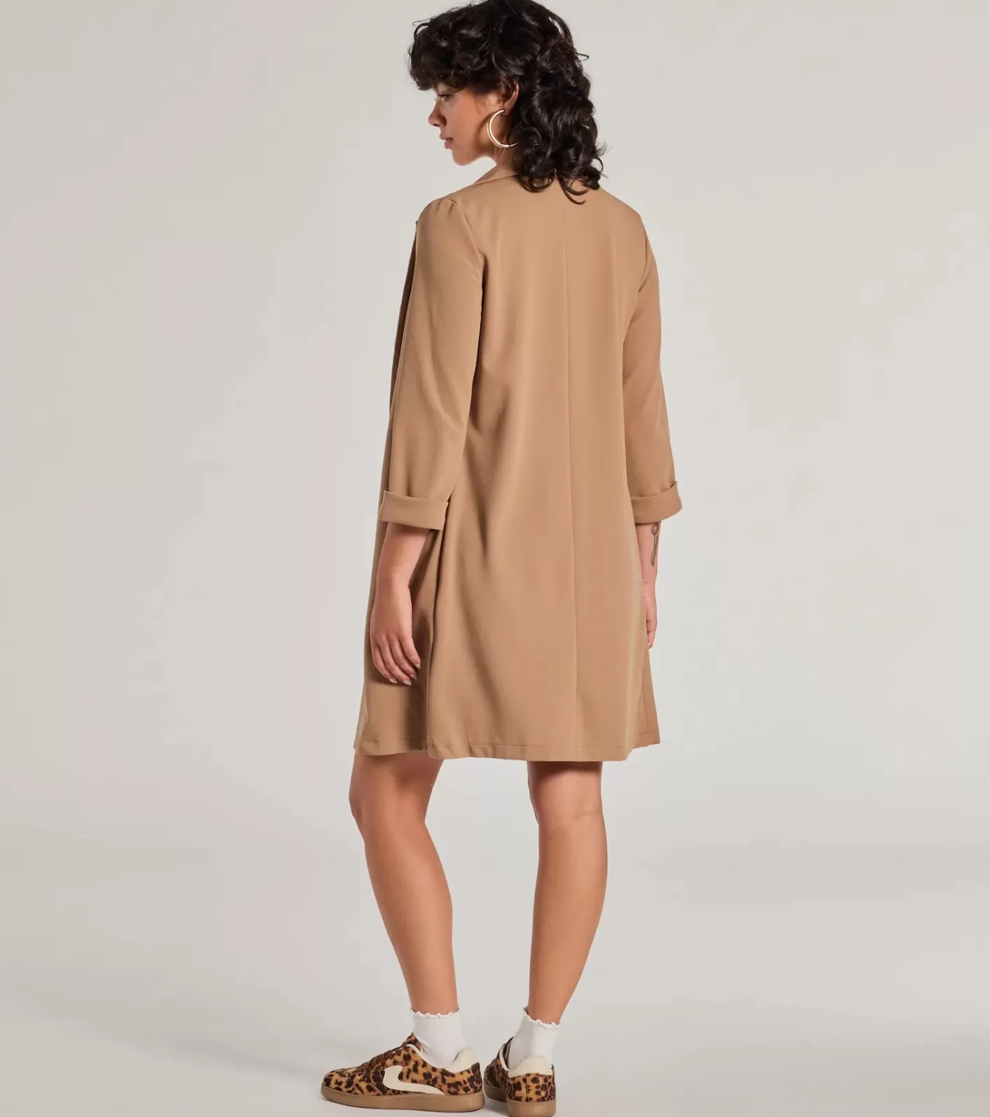 Windsor Elevated Muse Crepe Longline Blazer MOCHA Online