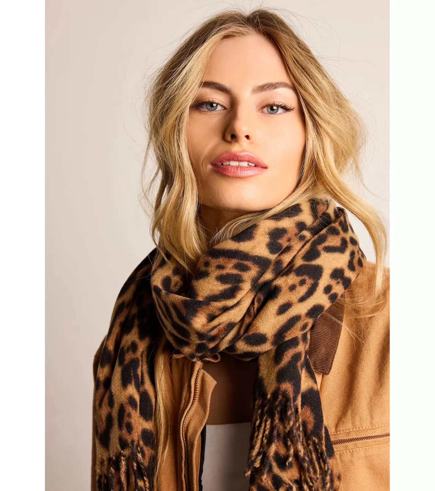 Windsor Fierce And Fab Print Scarf LEOPARD Best