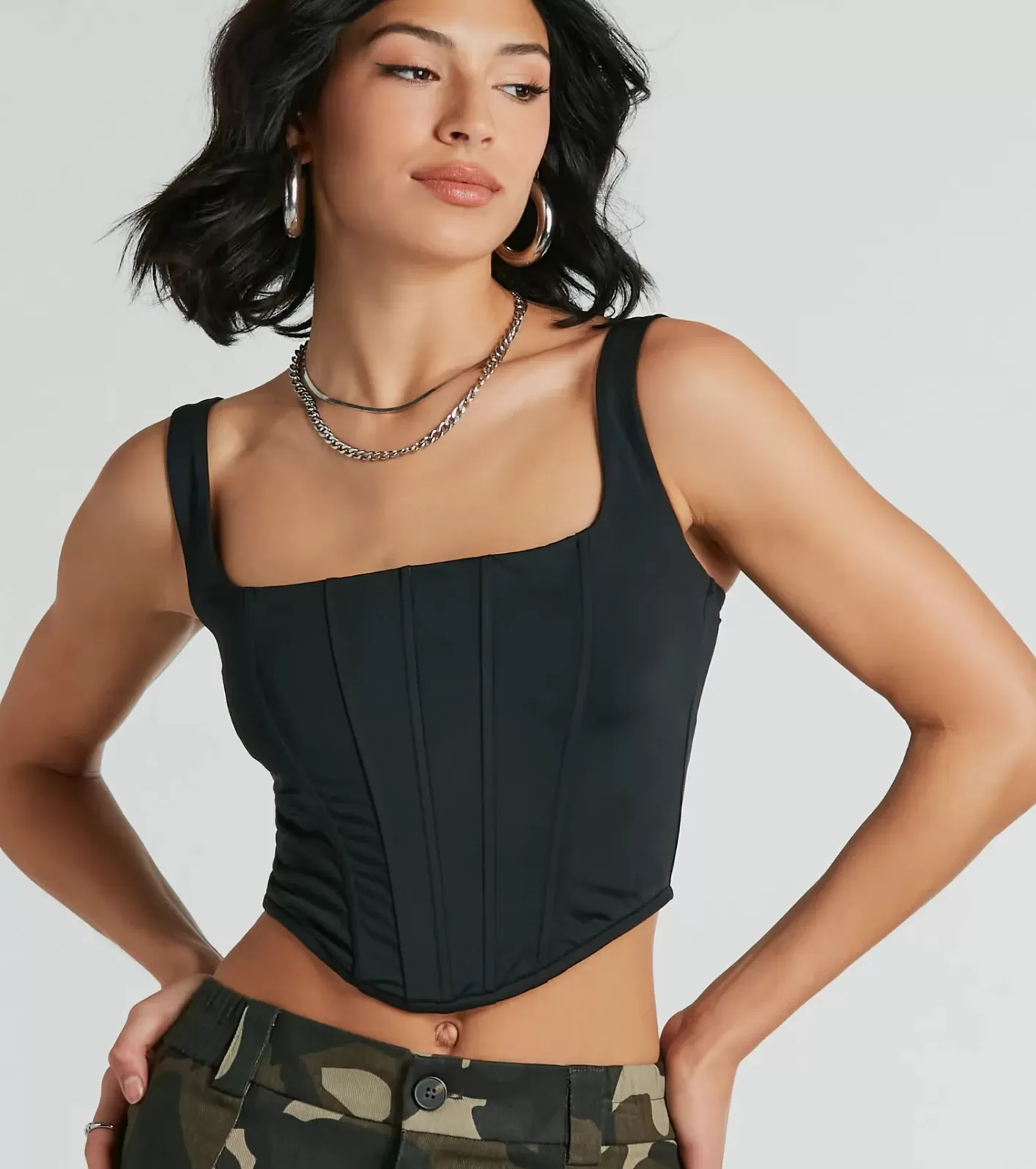 Windsor Flawless Energy Smooth Knit Corset Top BLACK Online