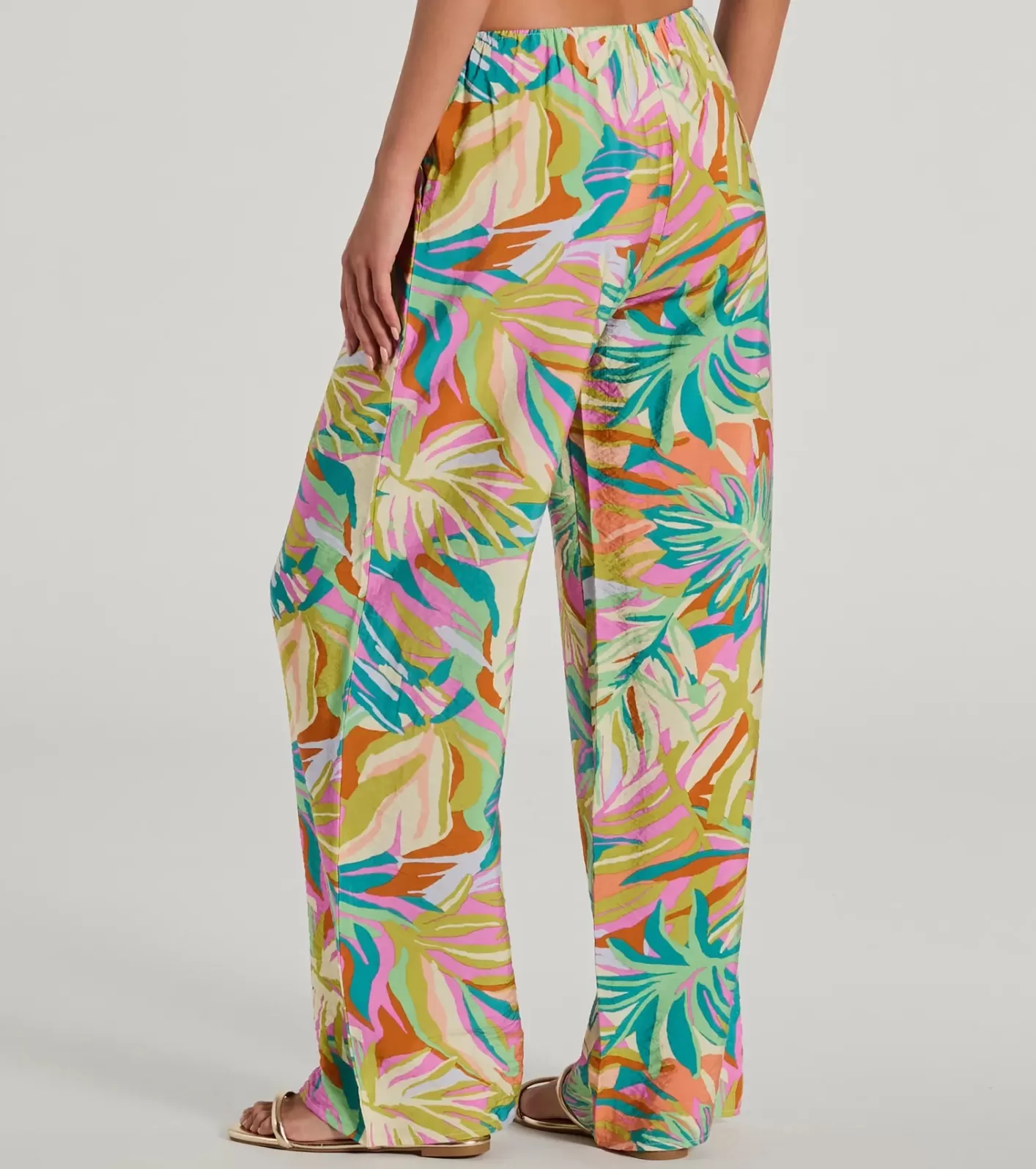 Windsor Getaway Retreat High Rise Tropical Pants MULTI Best