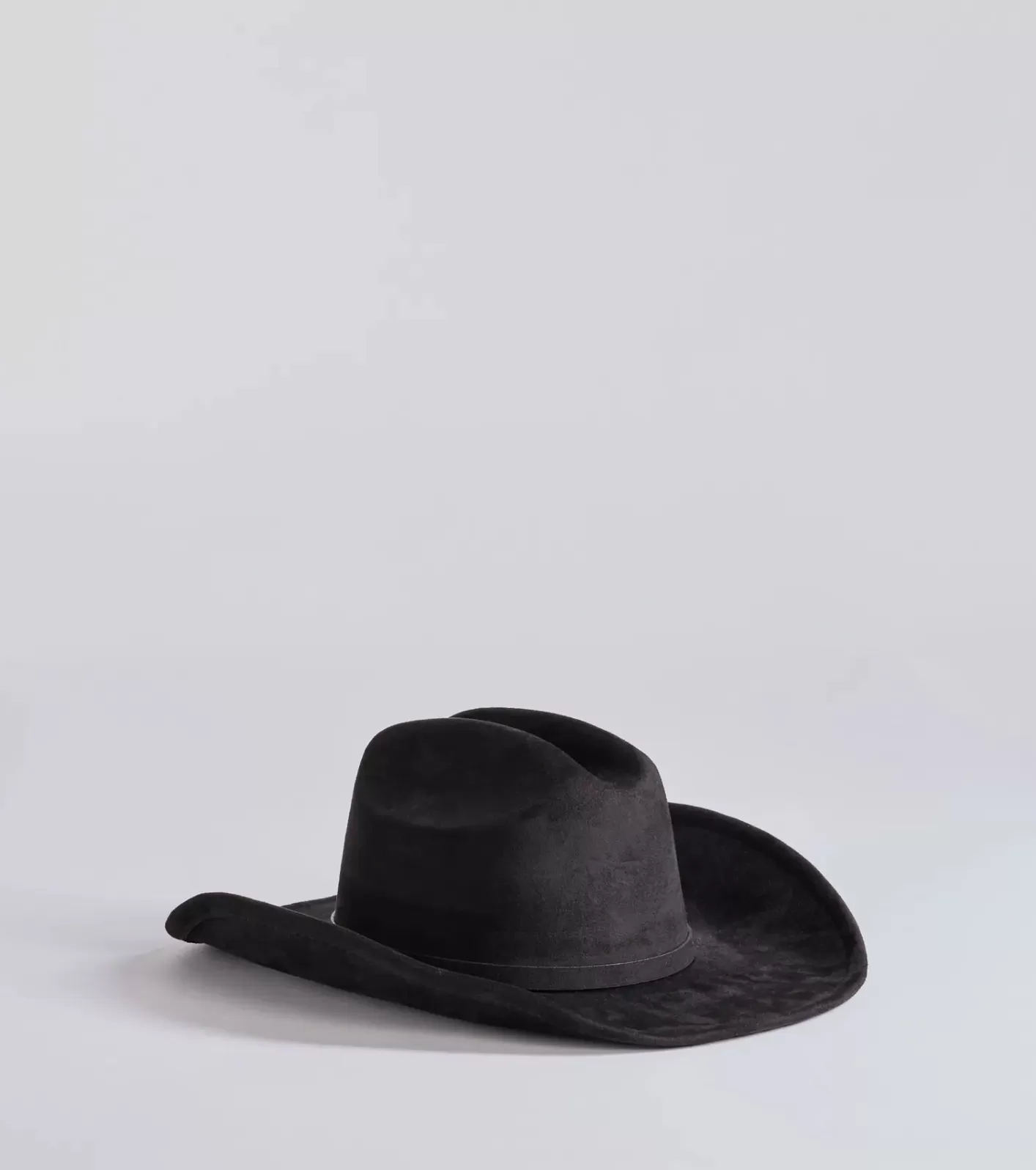 Windsor Glam Western Vibe Rhinestone Buckle Strap Cowboy Hat BLACK Flash Sale