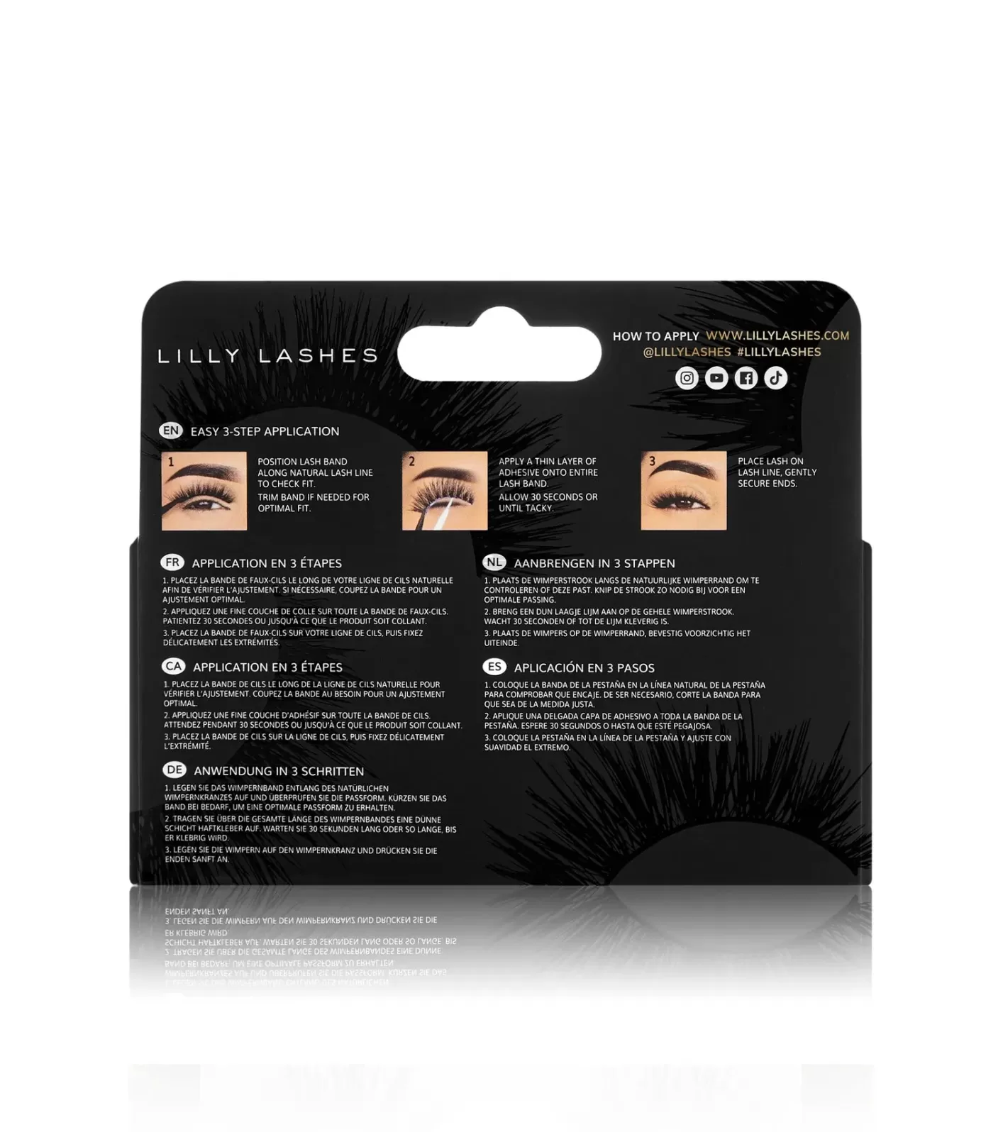 Windsor Lilly Reusable Posh Faux Lashes BLACK Outlet