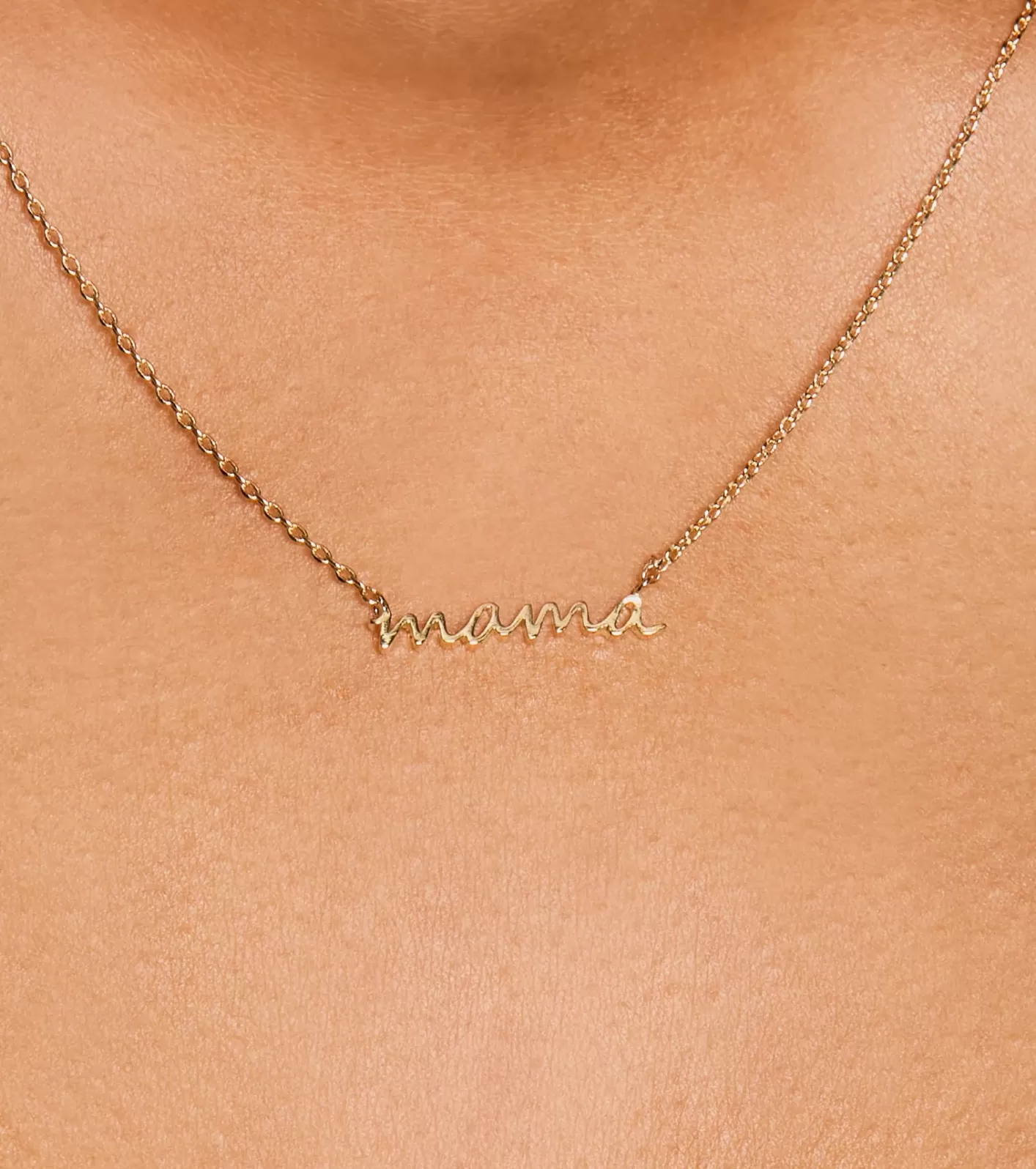Windsor Mama Charm Dainty Chain Necklace GOLD Cheap
