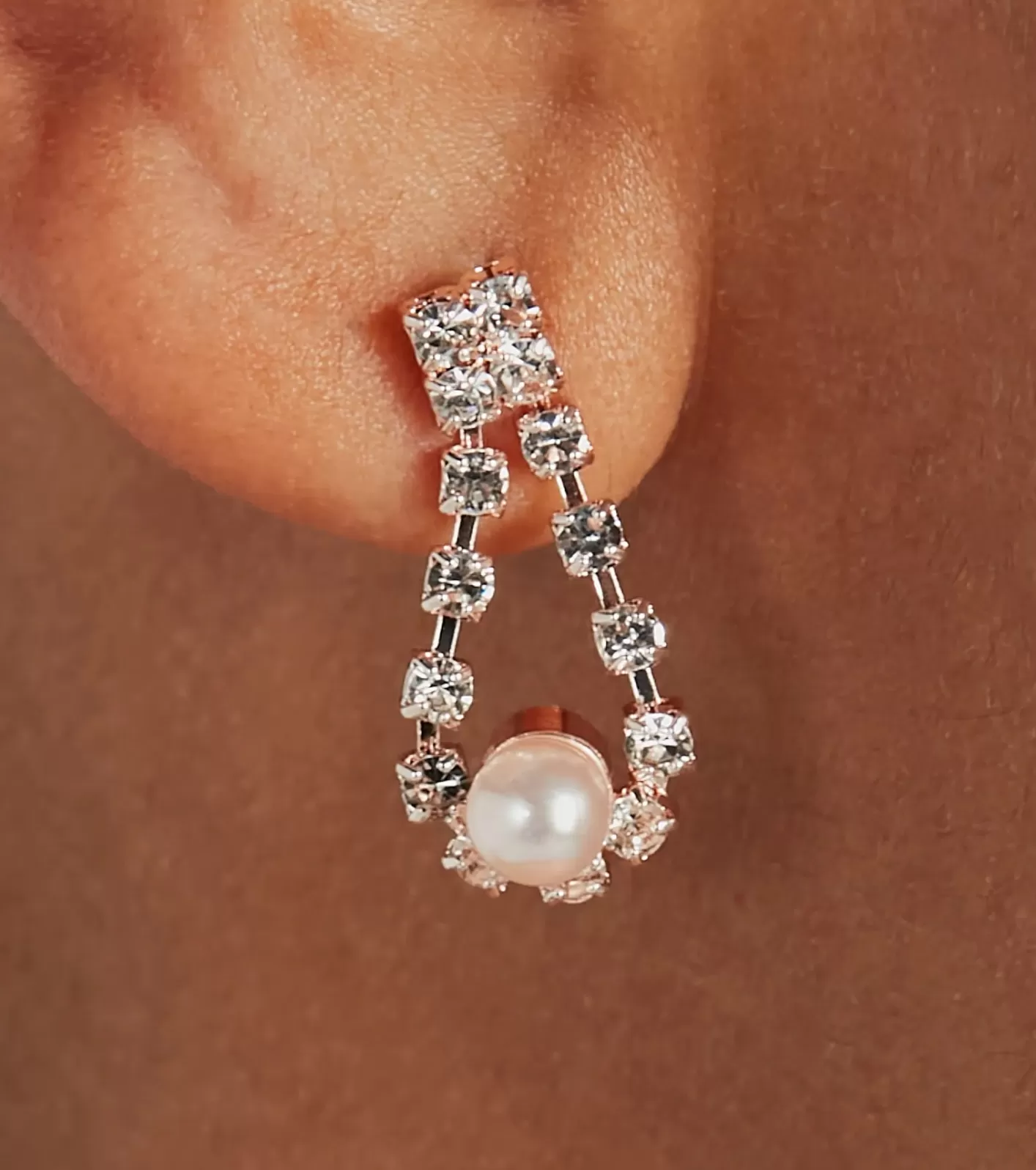 Windsor Memorable Charm Necklace And Earrings Set ROSEGOLD Best