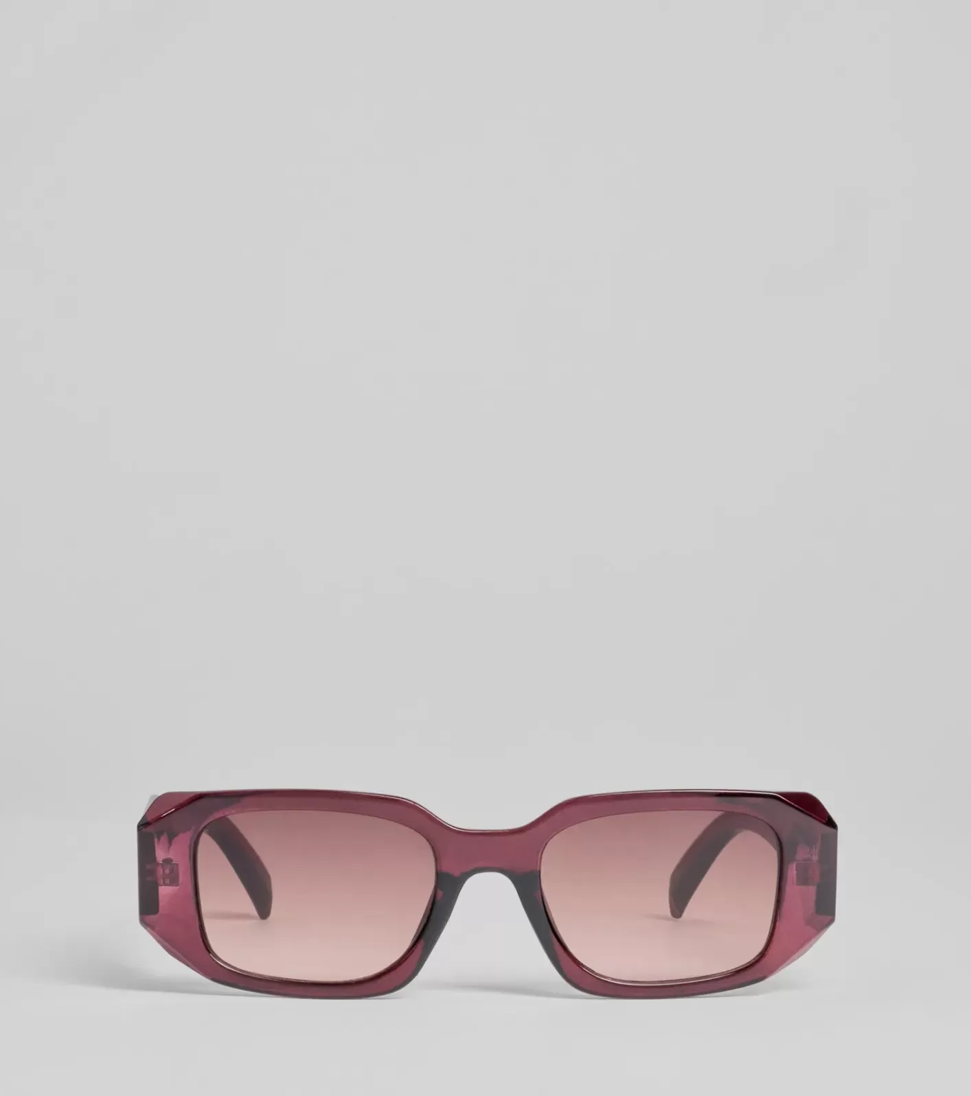 Windsor New Level Rectangle Sunglasses RED Clearance