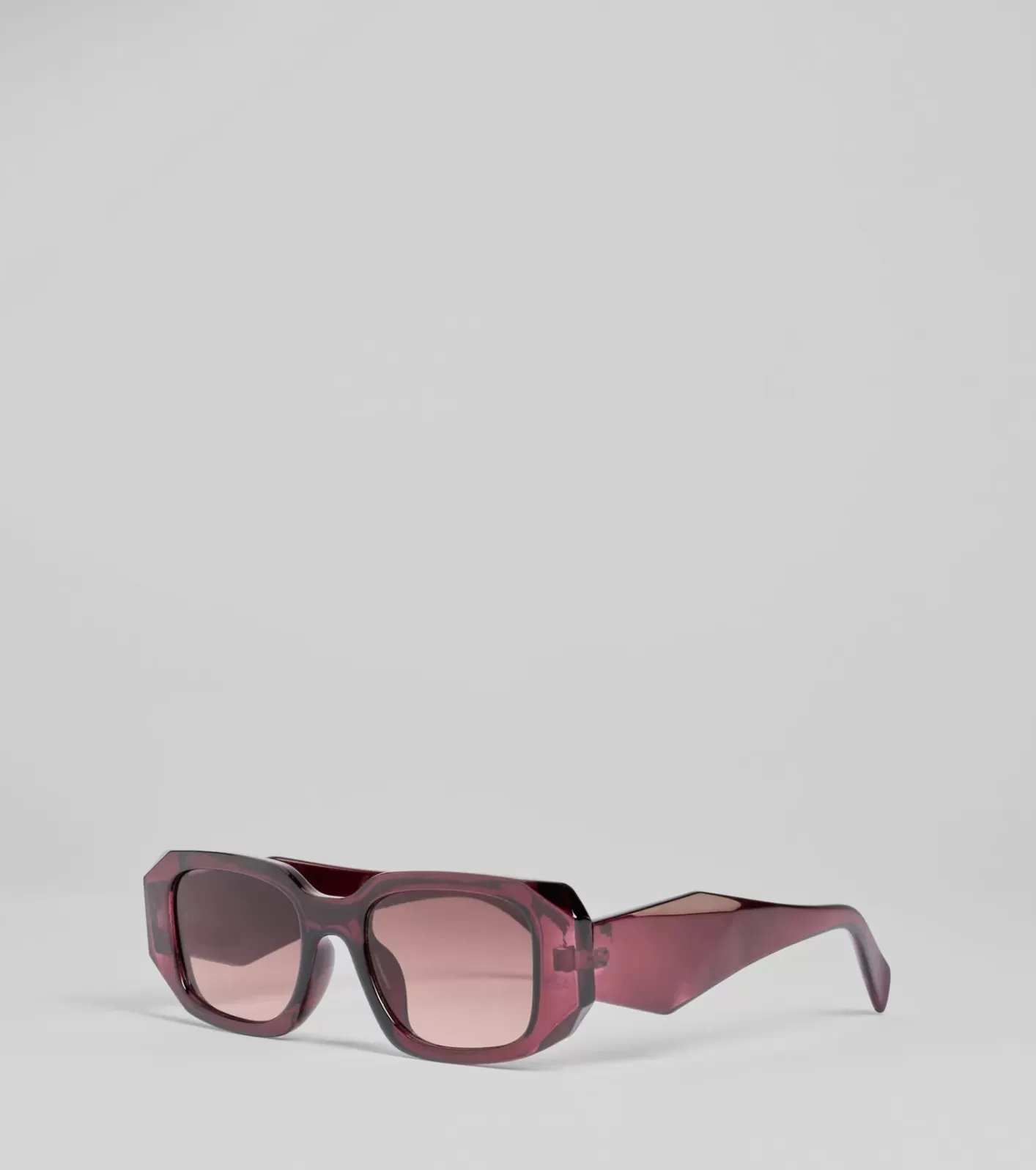 Windsor New Level Rectangle Sunglasses RED Clearance