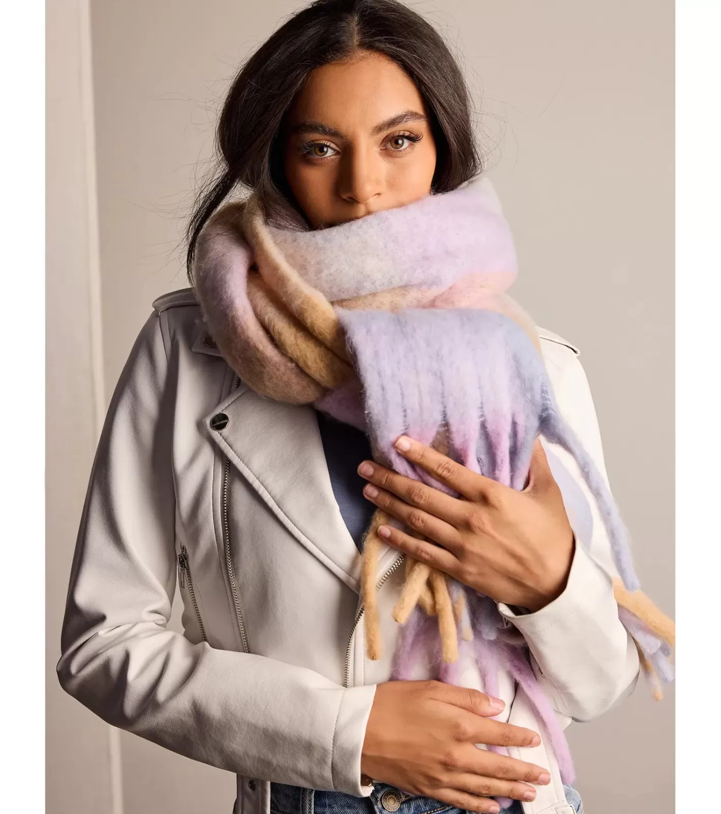 Windsor Pastel Chic Colorblock Scarf ASSORTED Outlet