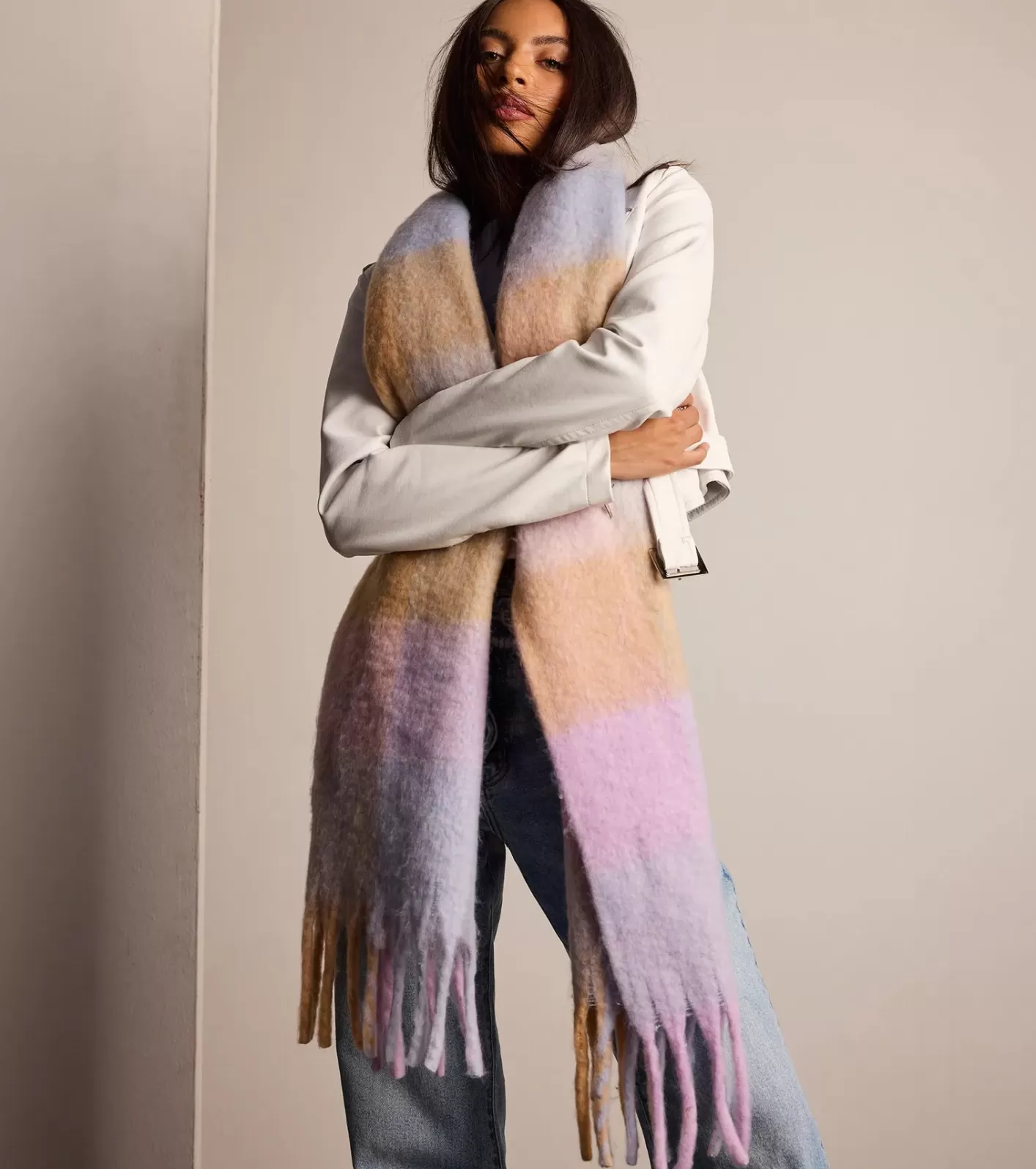 Windsor Pastel Chic Colorblock Scarf ASSORTED Outlet