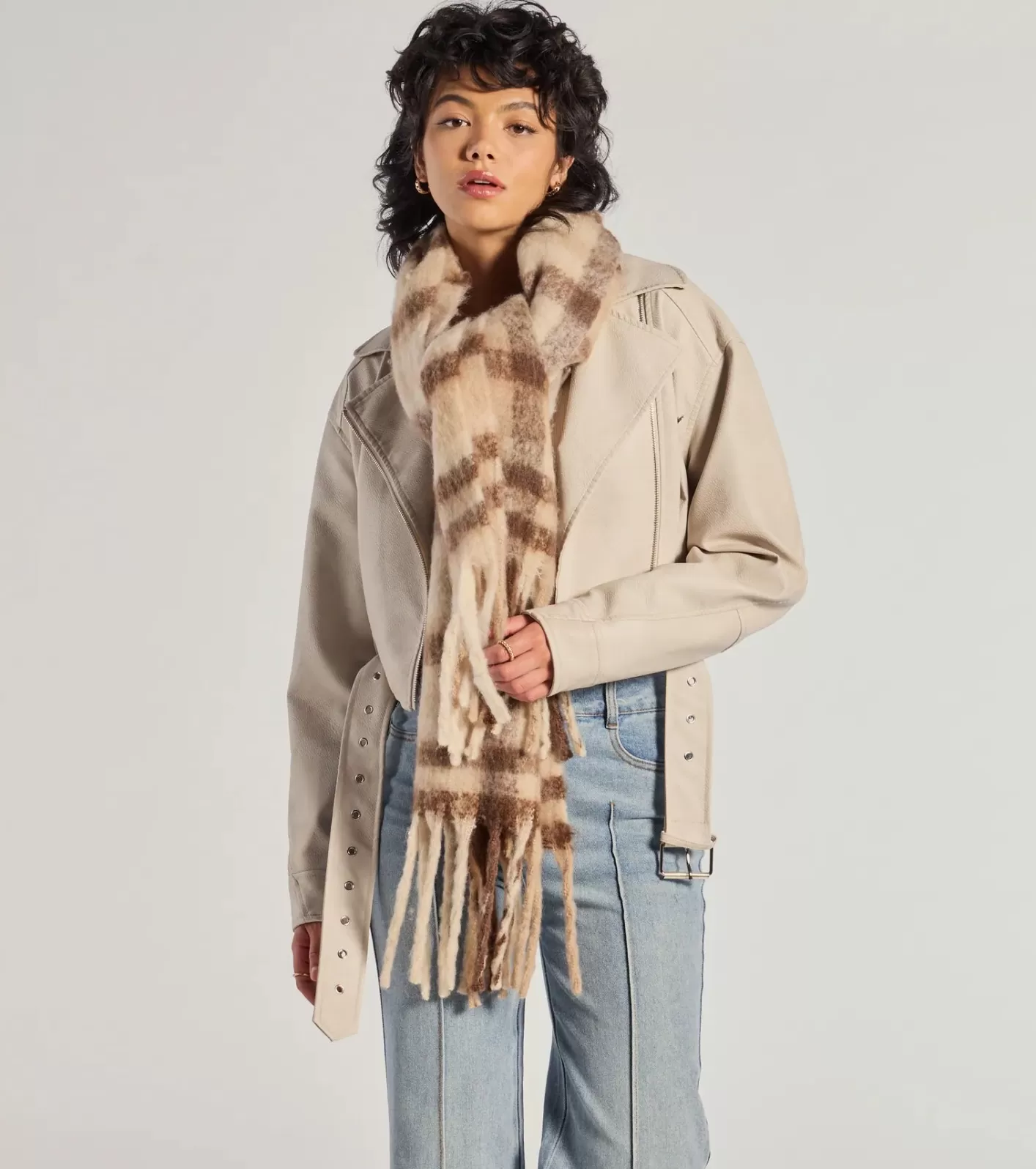 Windsor Plaid Moment Blanket Scarf ASSORTED Discount