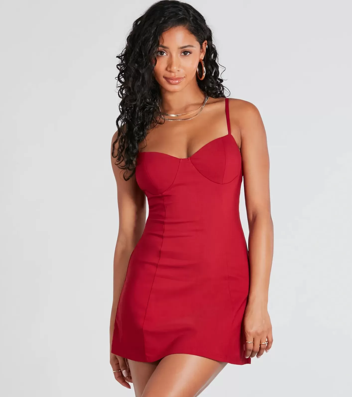 Windsor Sealed With Charm Short A-Line Dress RED Cheap