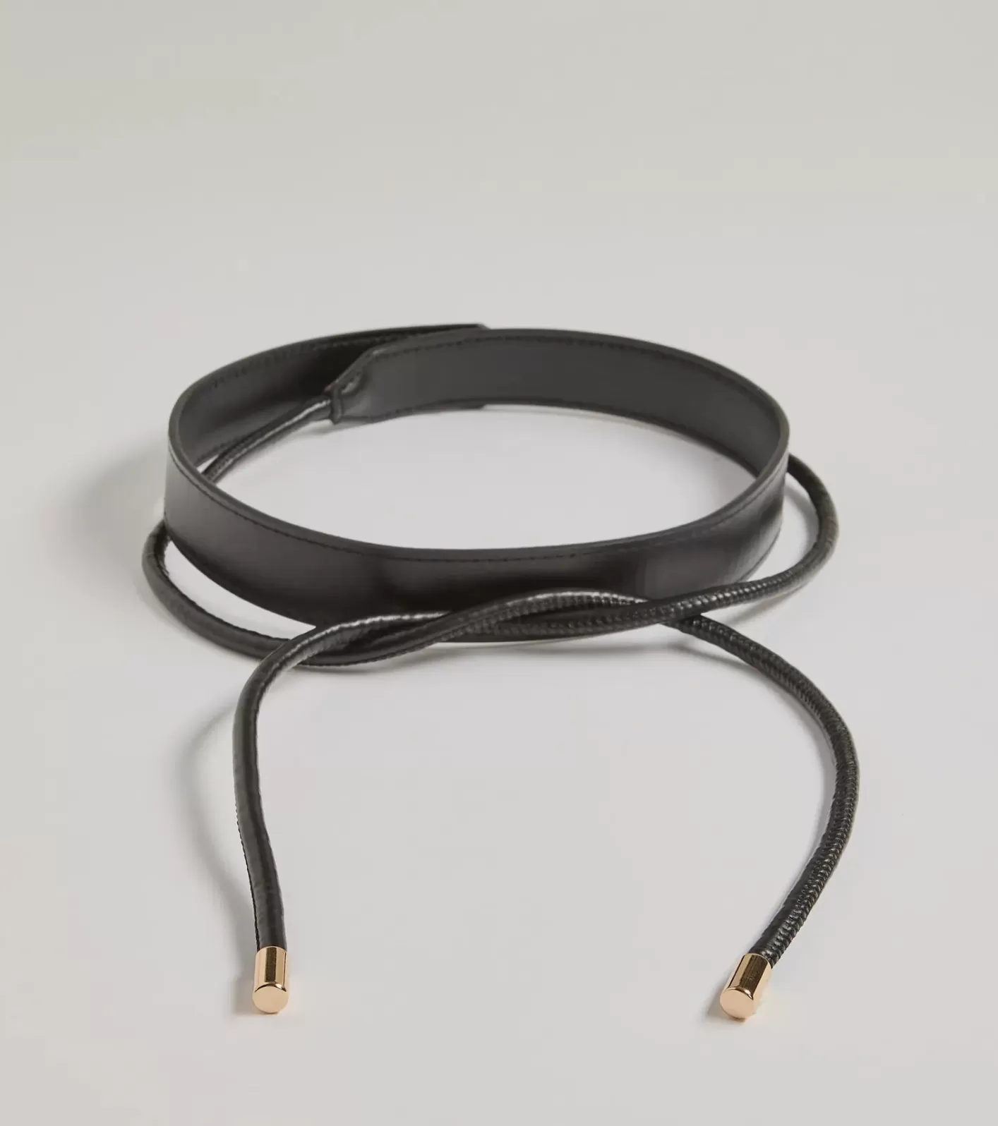 Windsor Sealed With Glam Faux Leather Belt BLACK Hot