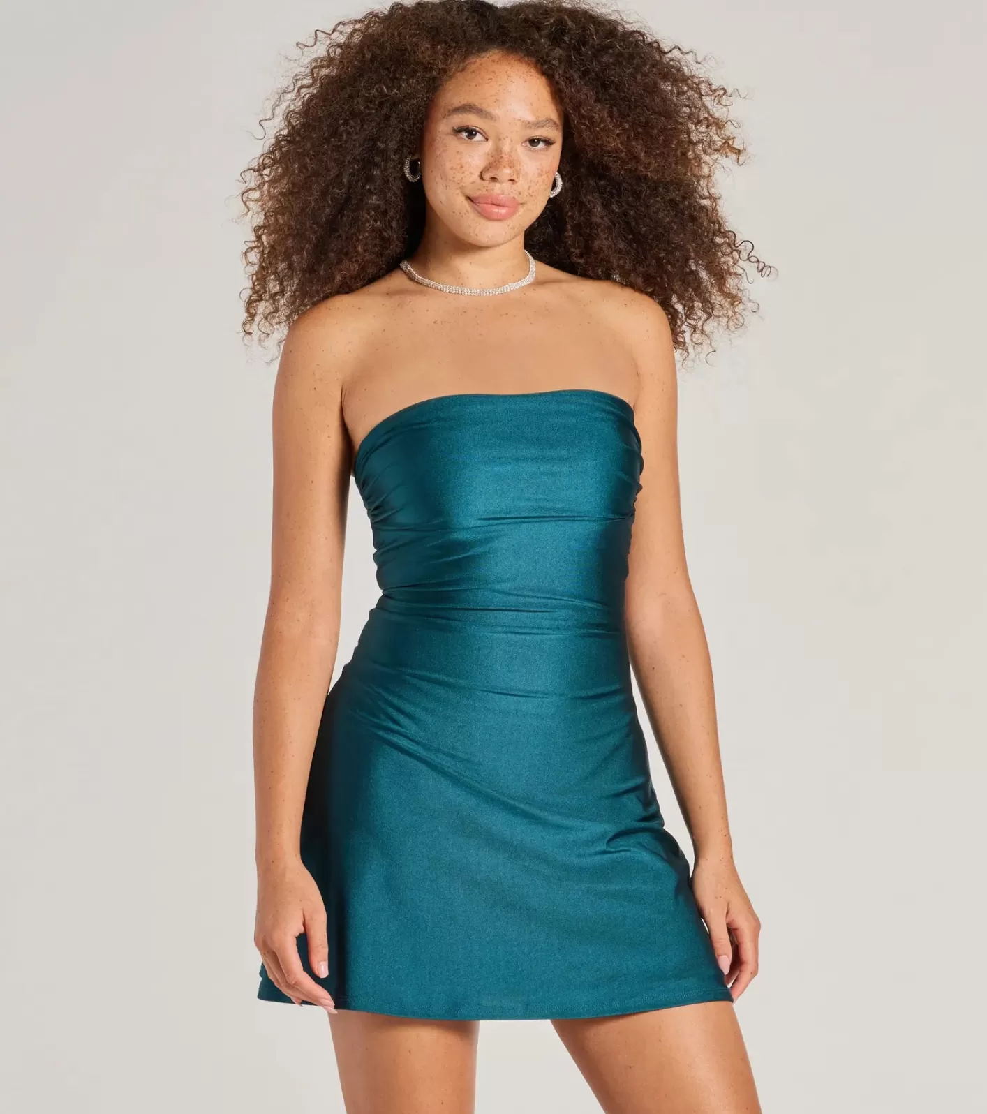 Windsor So Your Vibe Strapless A-line Mini Dress HUNTER Fashion
