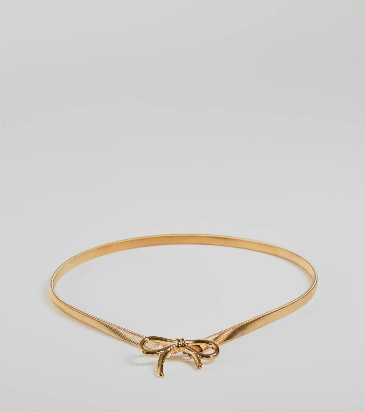 Windsor Sweetly Perfect Bow Stretch Coil Belt GOLD Discount