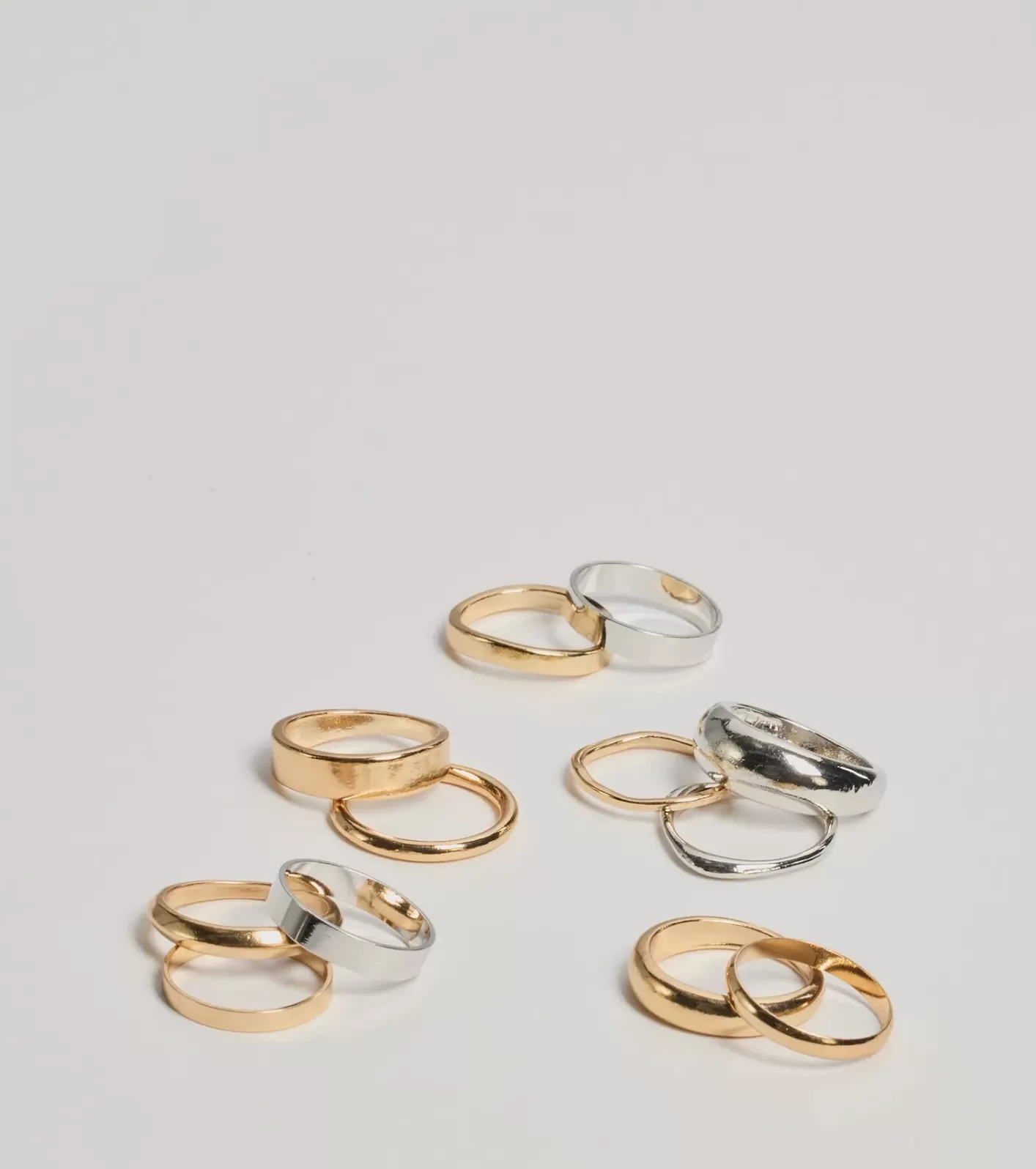 Windsor Trendy Mixed Metals Ring Pack MULTI Store