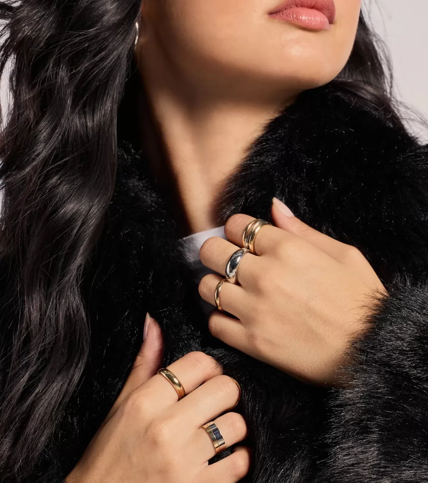 Windsor Trendy Mixed Metals Ring Pack MULTI Store