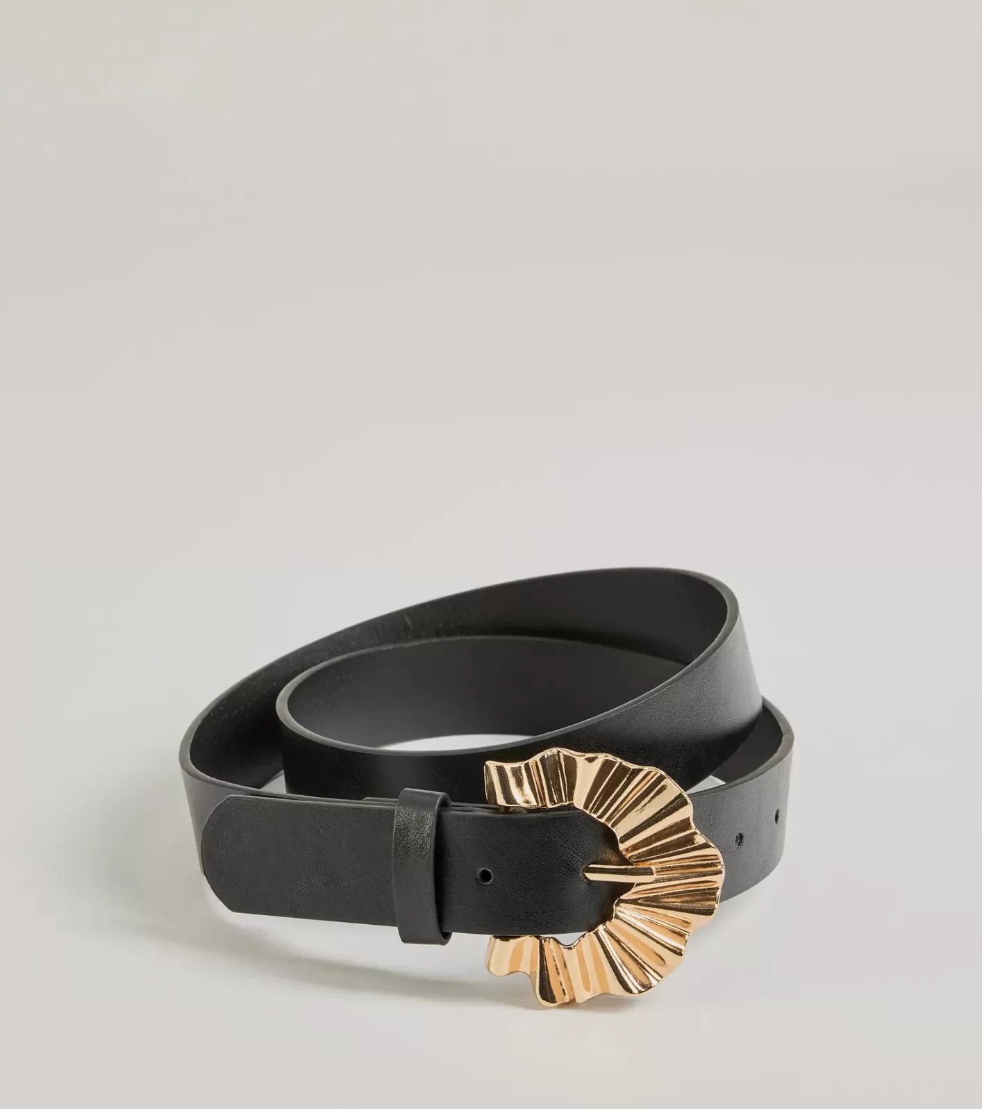 Windsor Trendy Textures Faux Leather Belt BLACK Sale