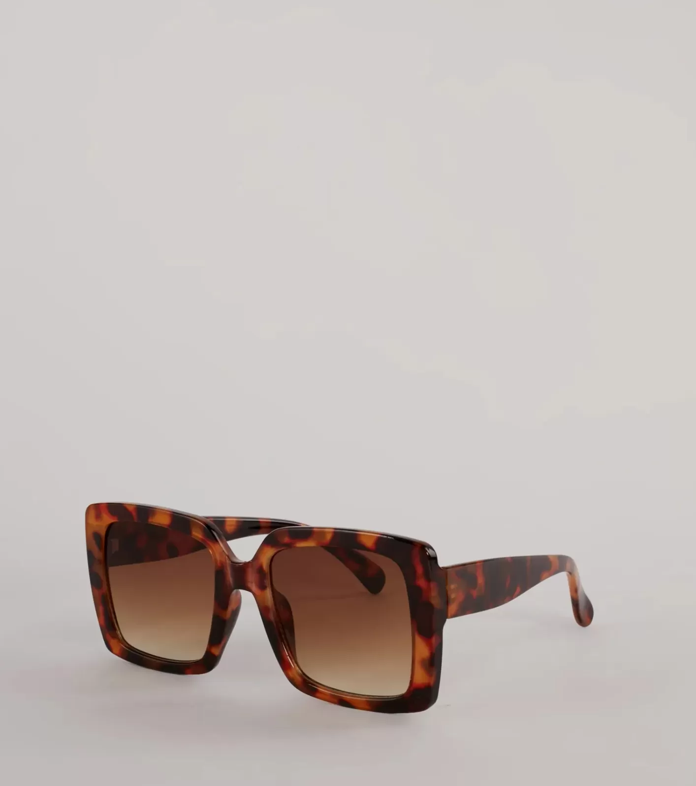 Windsor Unfazed Babe Oversized Square Sunglasses TORTOISE Sale