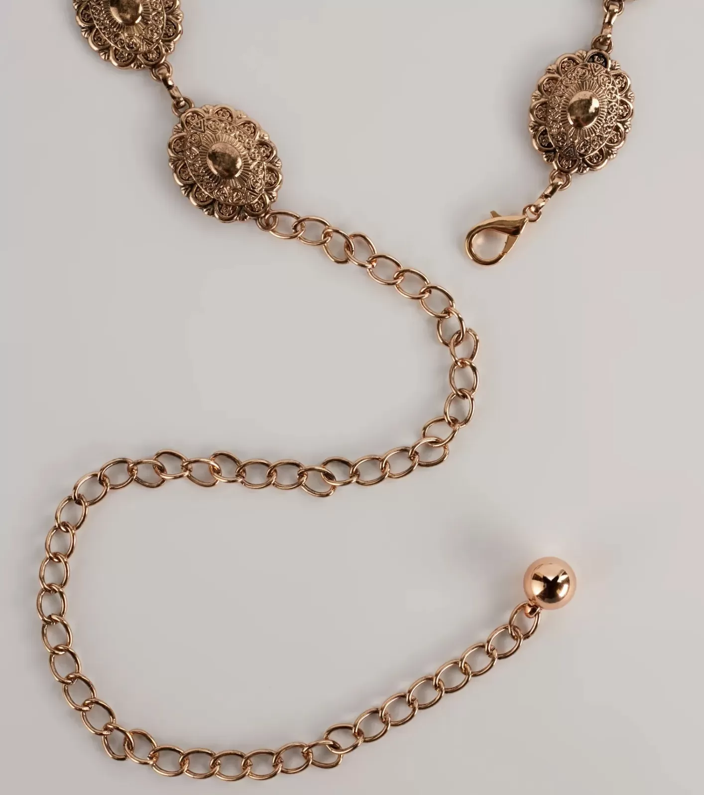Windsor Western City Concho Chain Belt GOLDOX Discount