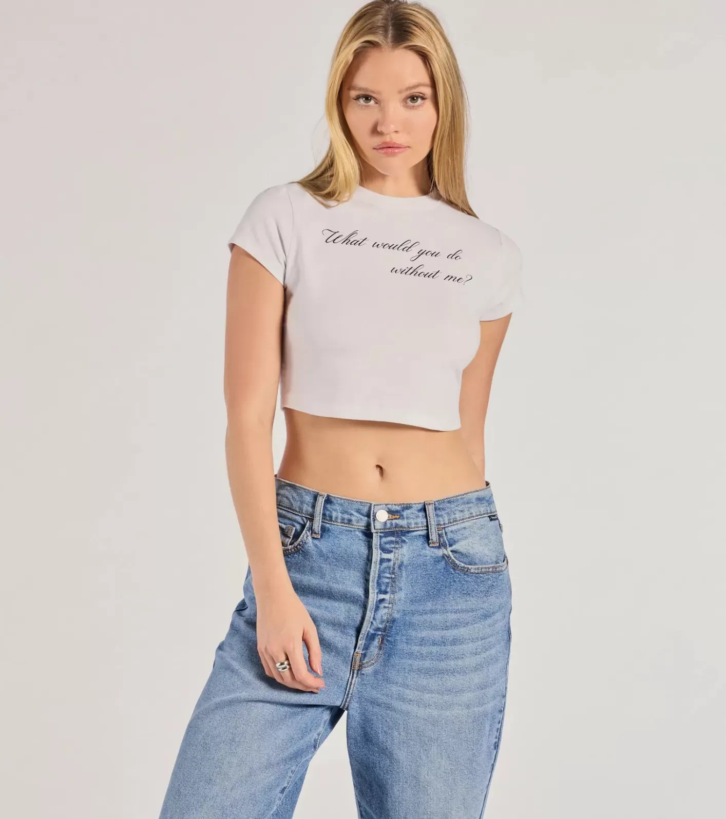 Windsor What Would You Do Without Me Graphic Tee WHITE Best